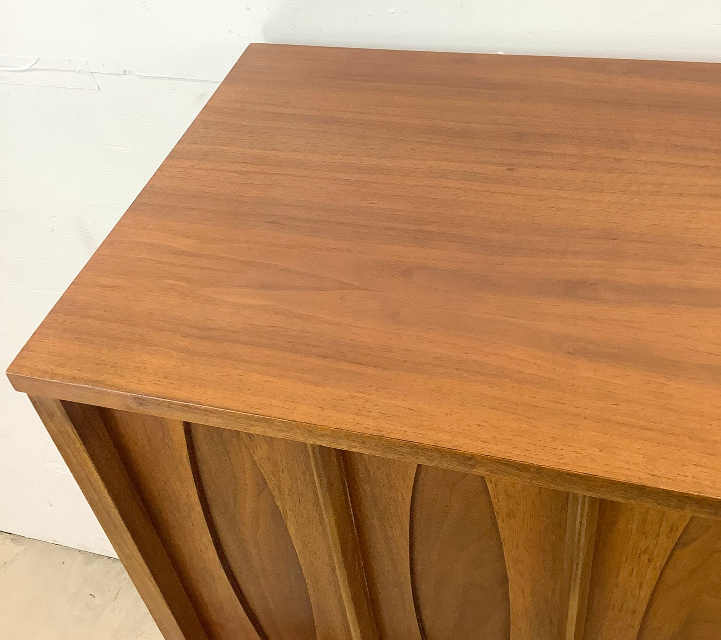 Mid-Century Kent Coffey Style Walnut Highboy Dresser