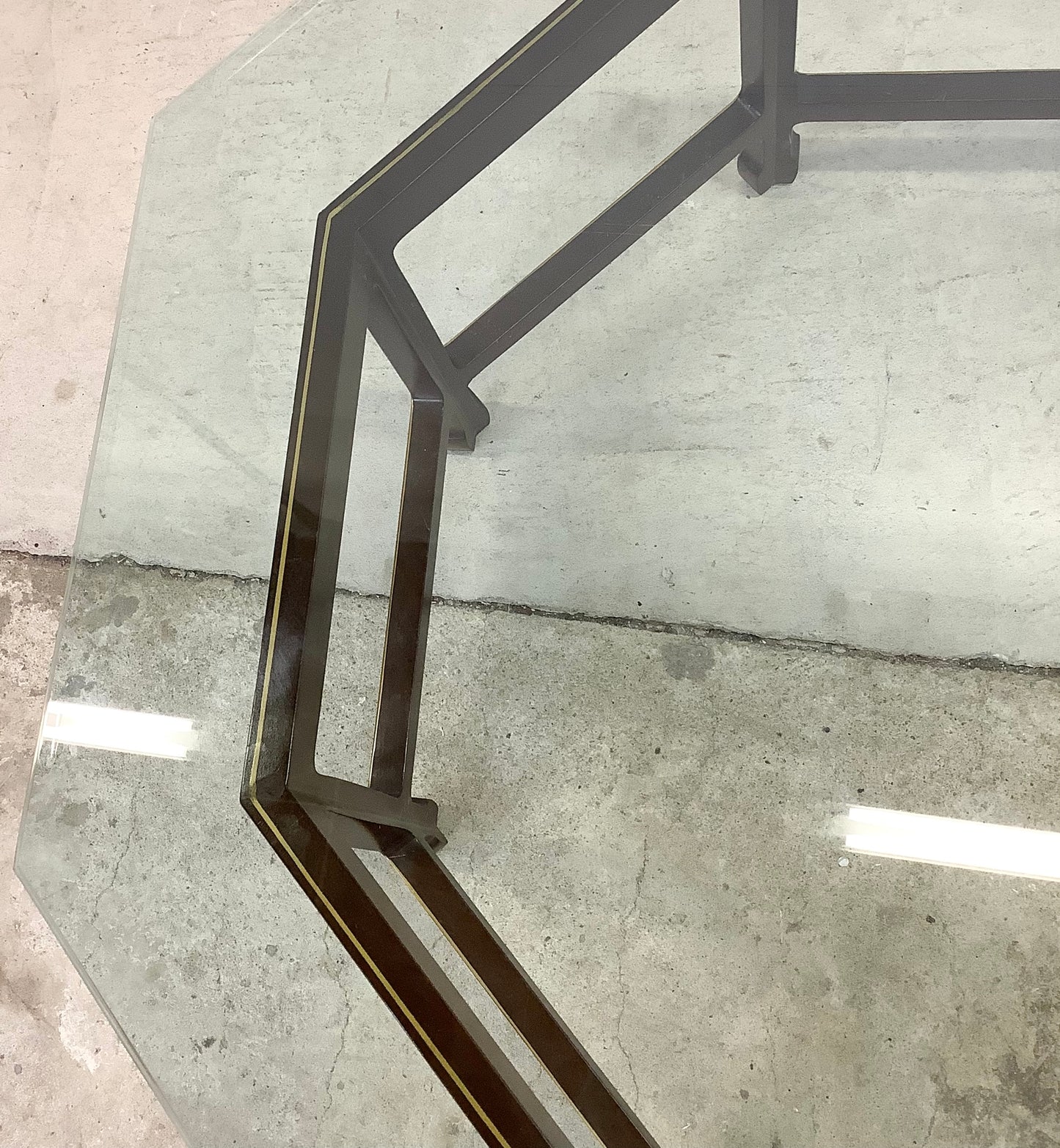 Vintage Octagonal Coffee Table after Kindel Furniture