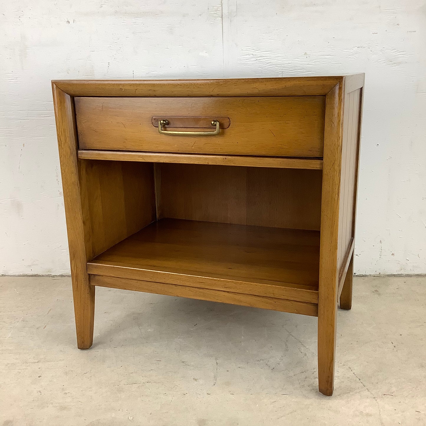 Mid-Century Single Drawer Nightstand by Drexel