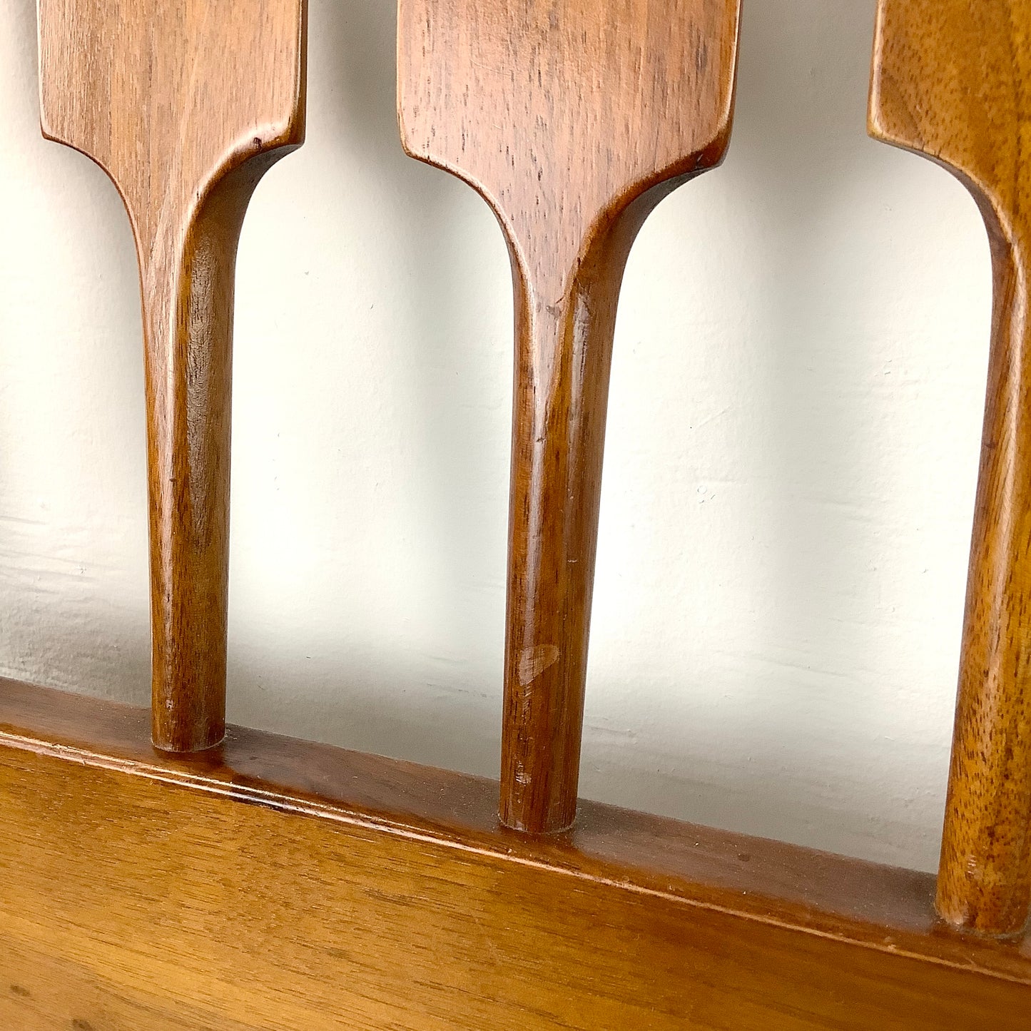 Mid-Century Walnut Headboard attr. Kipp Stewart- full size