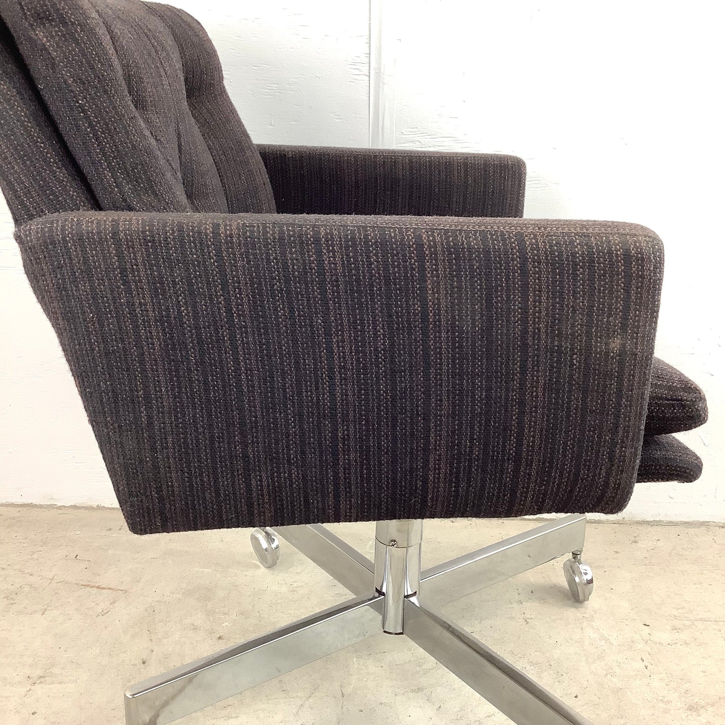 Mid-Century Modern Rolling Desk Chair