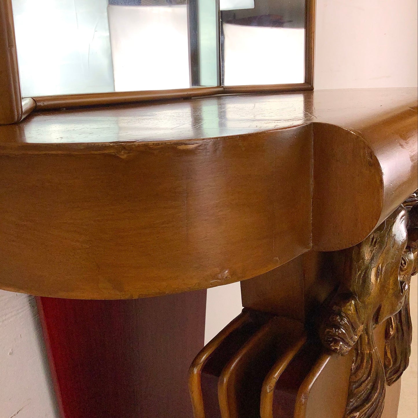 Vintage Eugenio Montuori Dressing Mirror & Console Set for Fratelli Turri