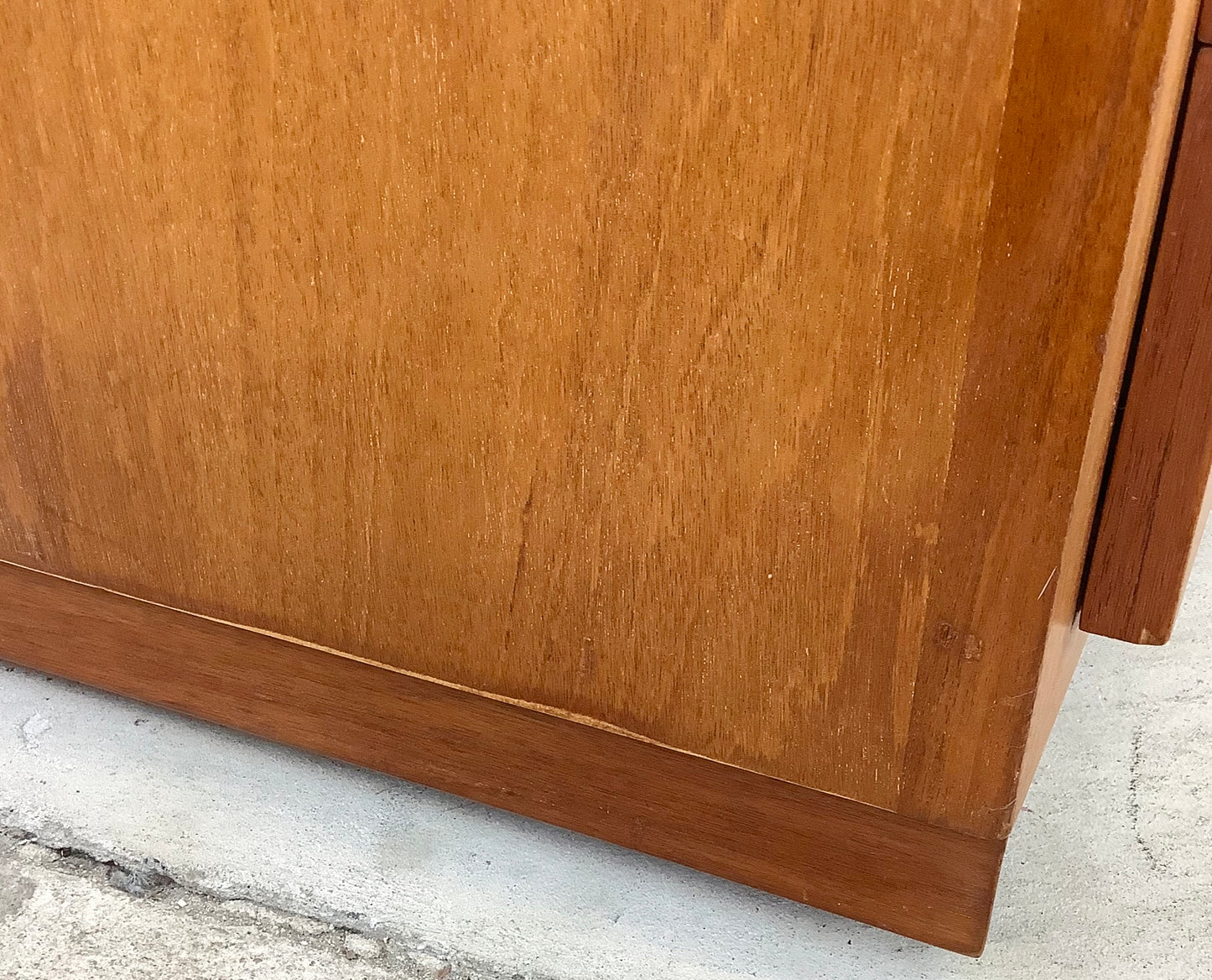 Large Two-Tier Sculptural Mid-Century Nightstand by Phenix