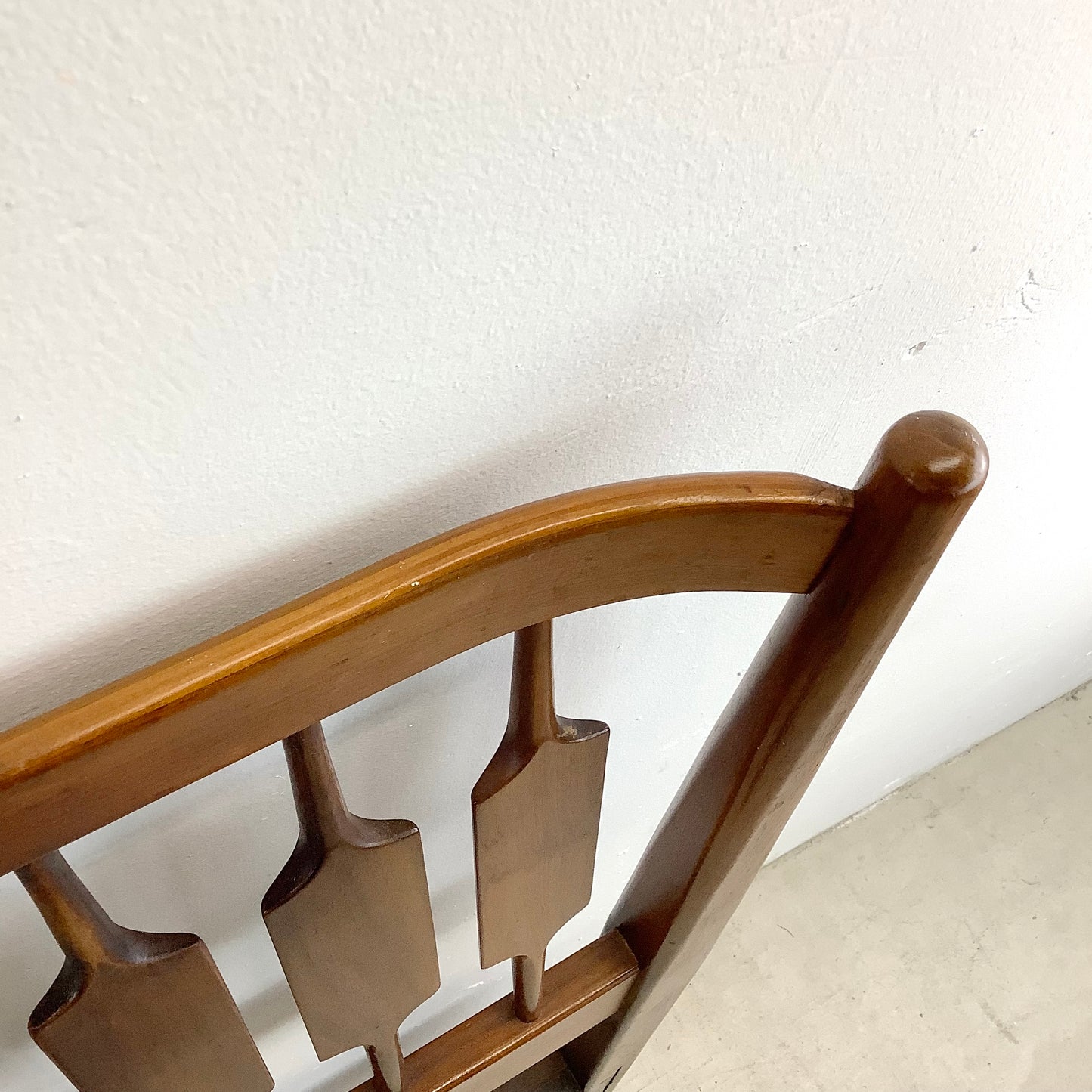 Mid-Century Walnut Headboard attr. Kipp Stewart- full size