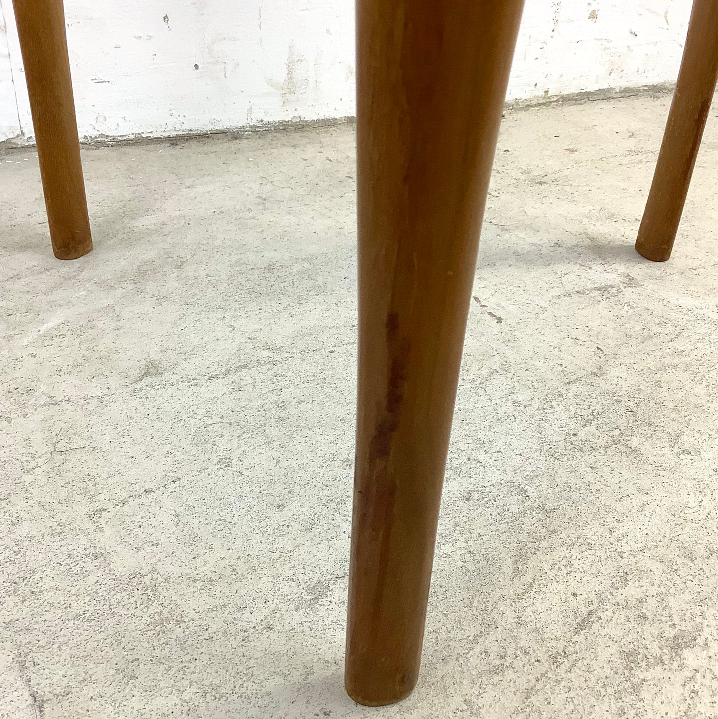 Vintage Italian Modern Side Table with Marble Top
