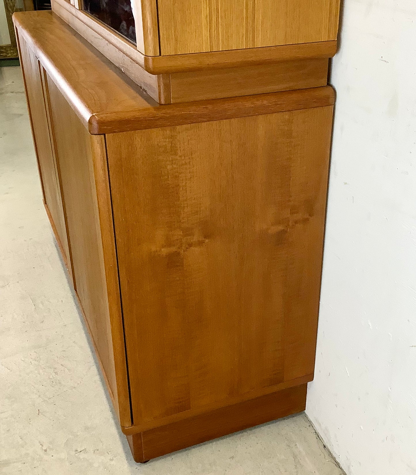 Vintage Modern Teak Display Hutch From Nordic Furniture