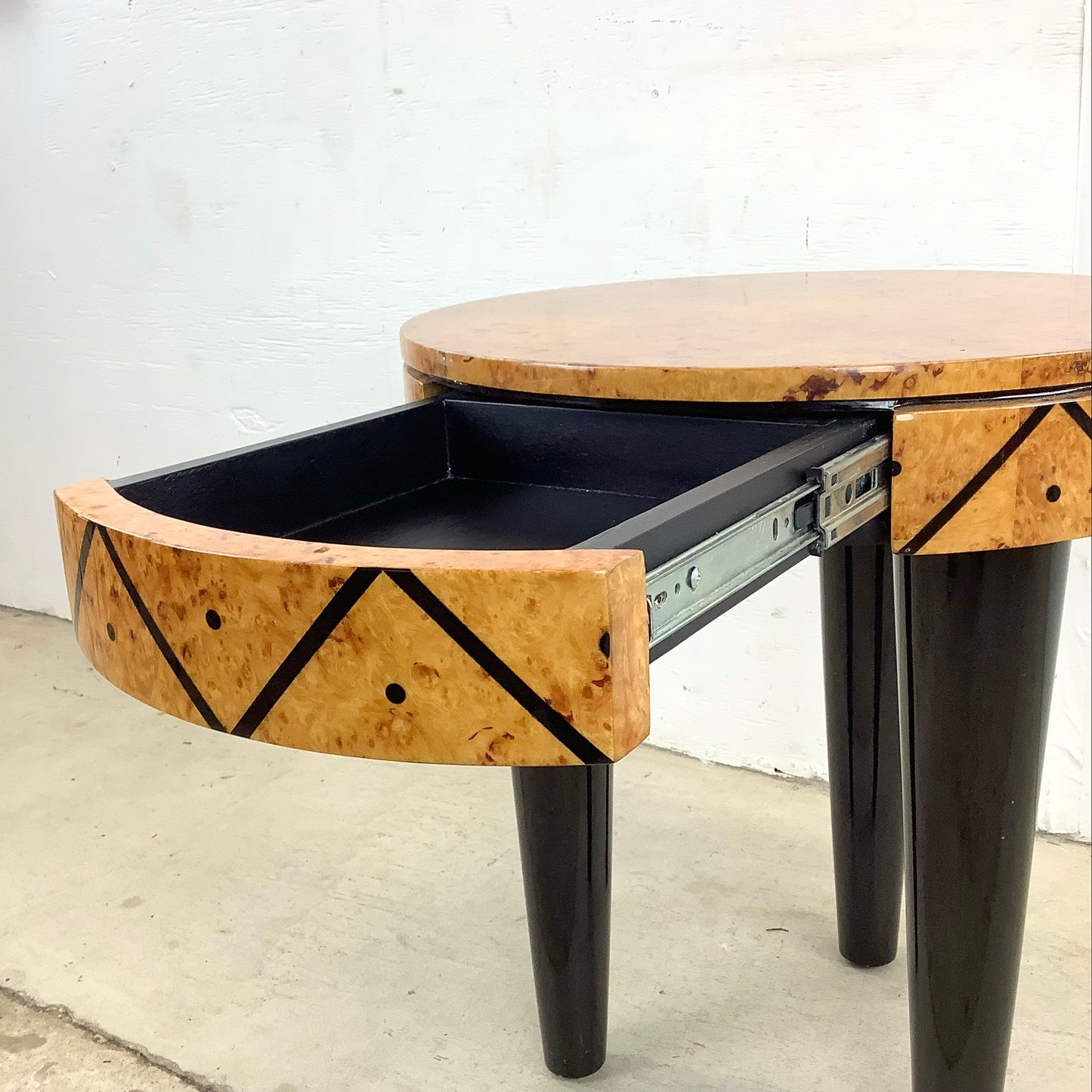 Vintage Modern End Table with Drawer