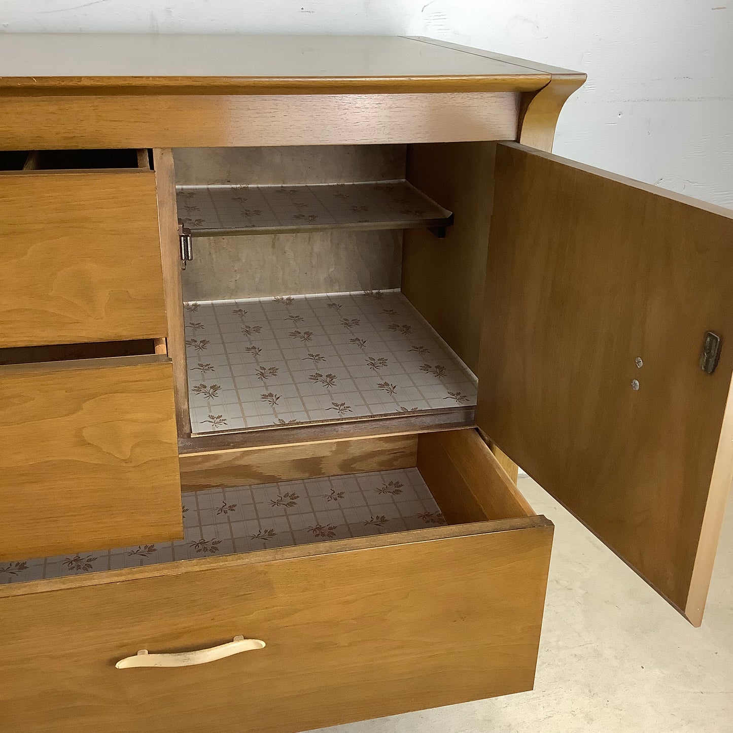 Mid-Century "Profile" Credenza by John Van Koert for Drexel