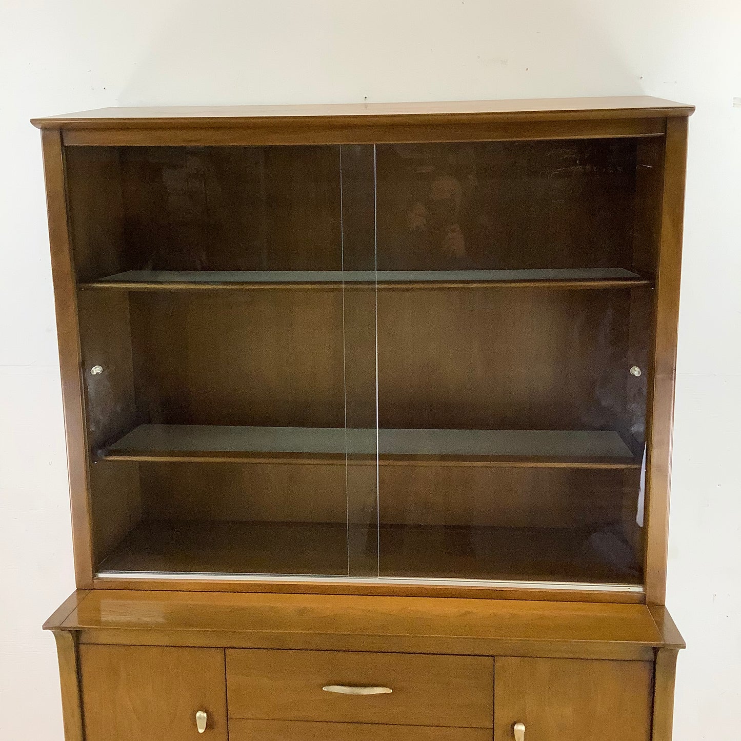 Vintage Sideboard With Display Topper- John Van Koert for Drexel Profile Line