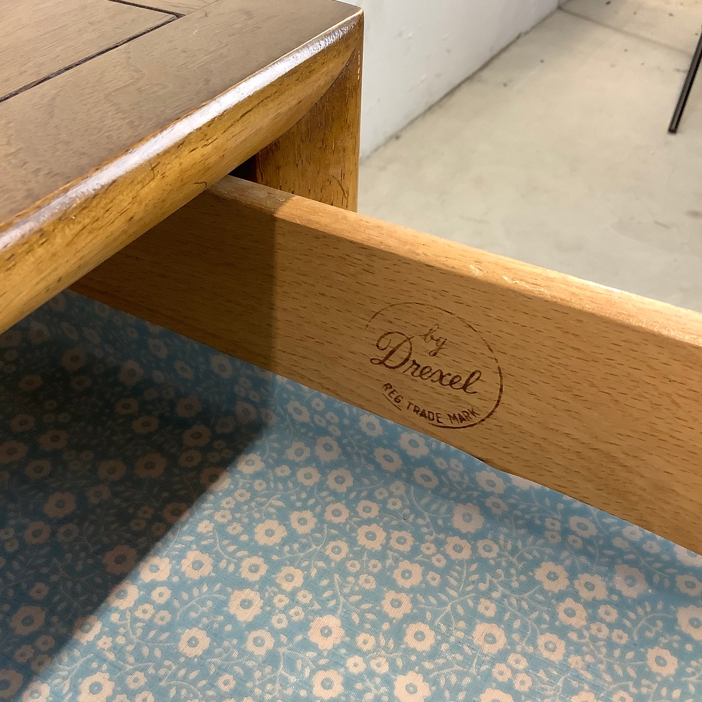 Mid-Century Single Drawer Nightstand by Drexel