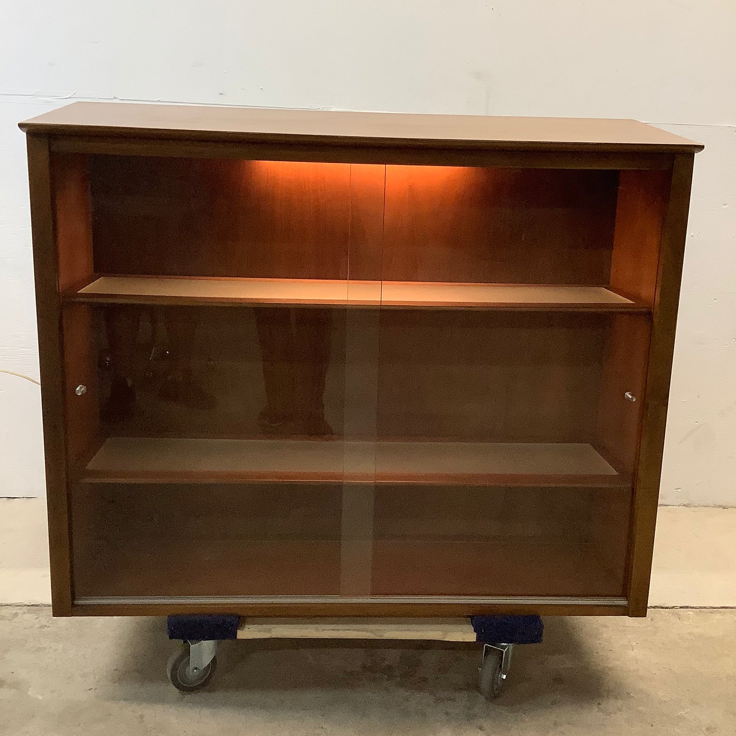 Vintage Sideboard With Display Topper- John Van Koert for Drexel Profile Line