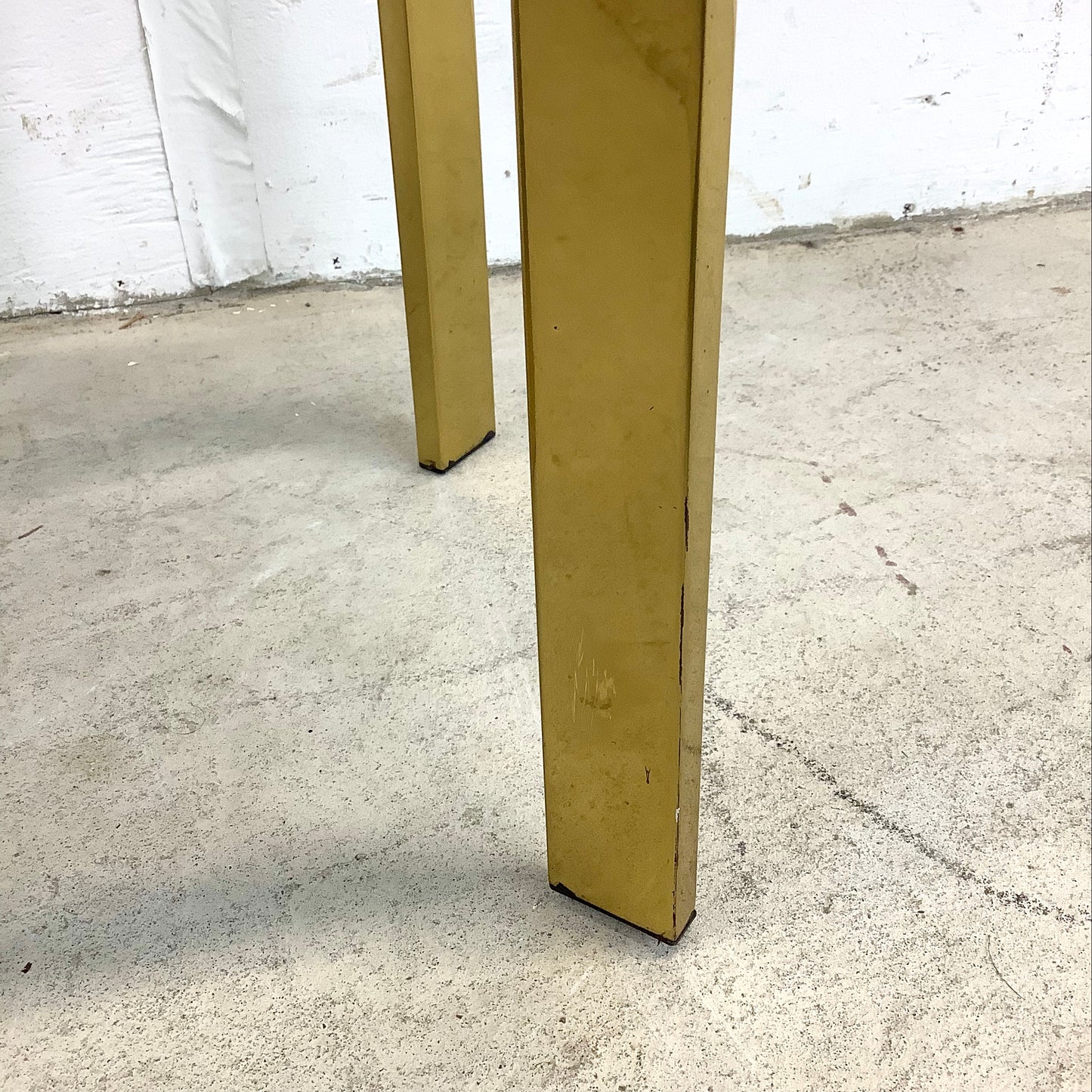 Mid-Century Brass Vanity Stool