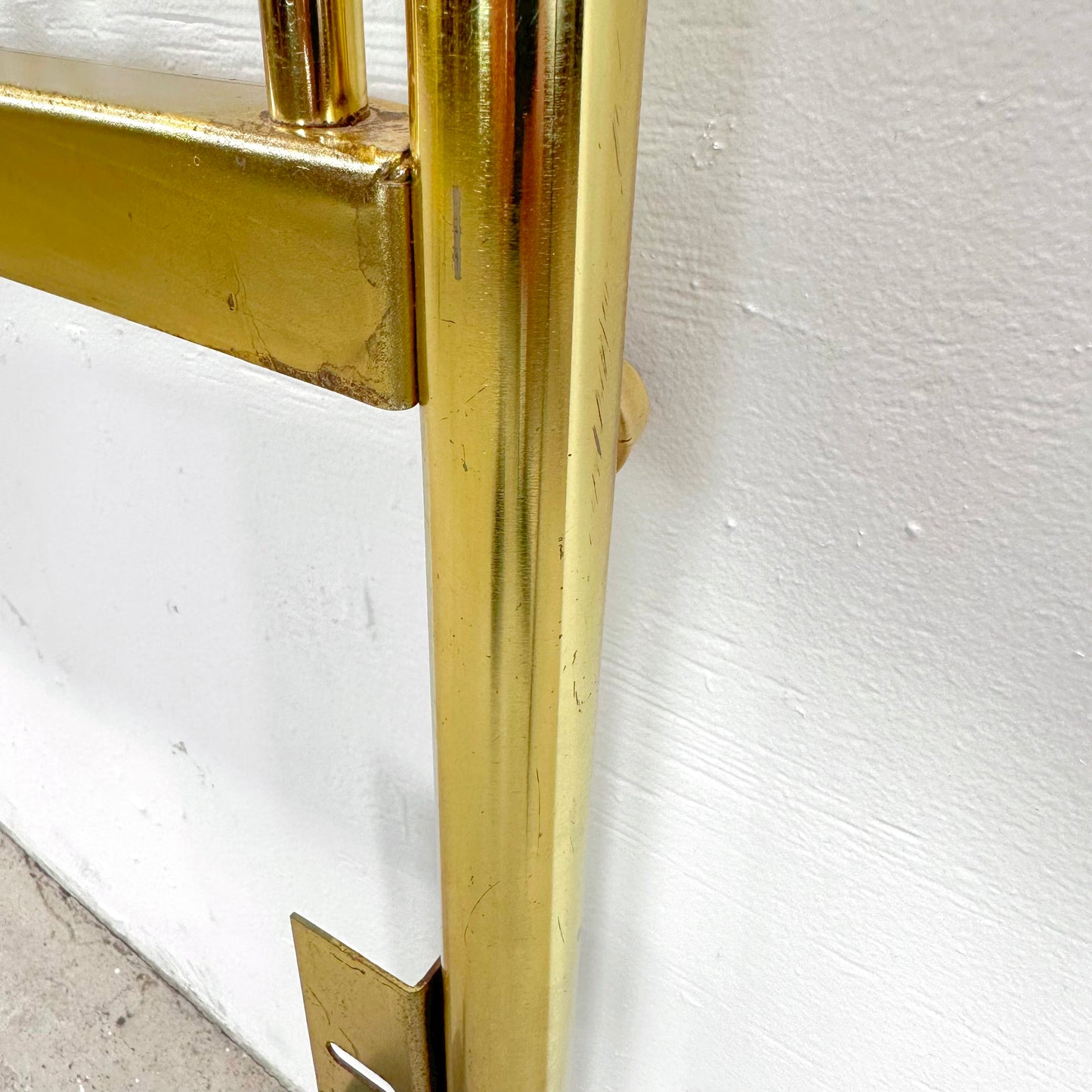Vintage King Size Brass Finish Headboard