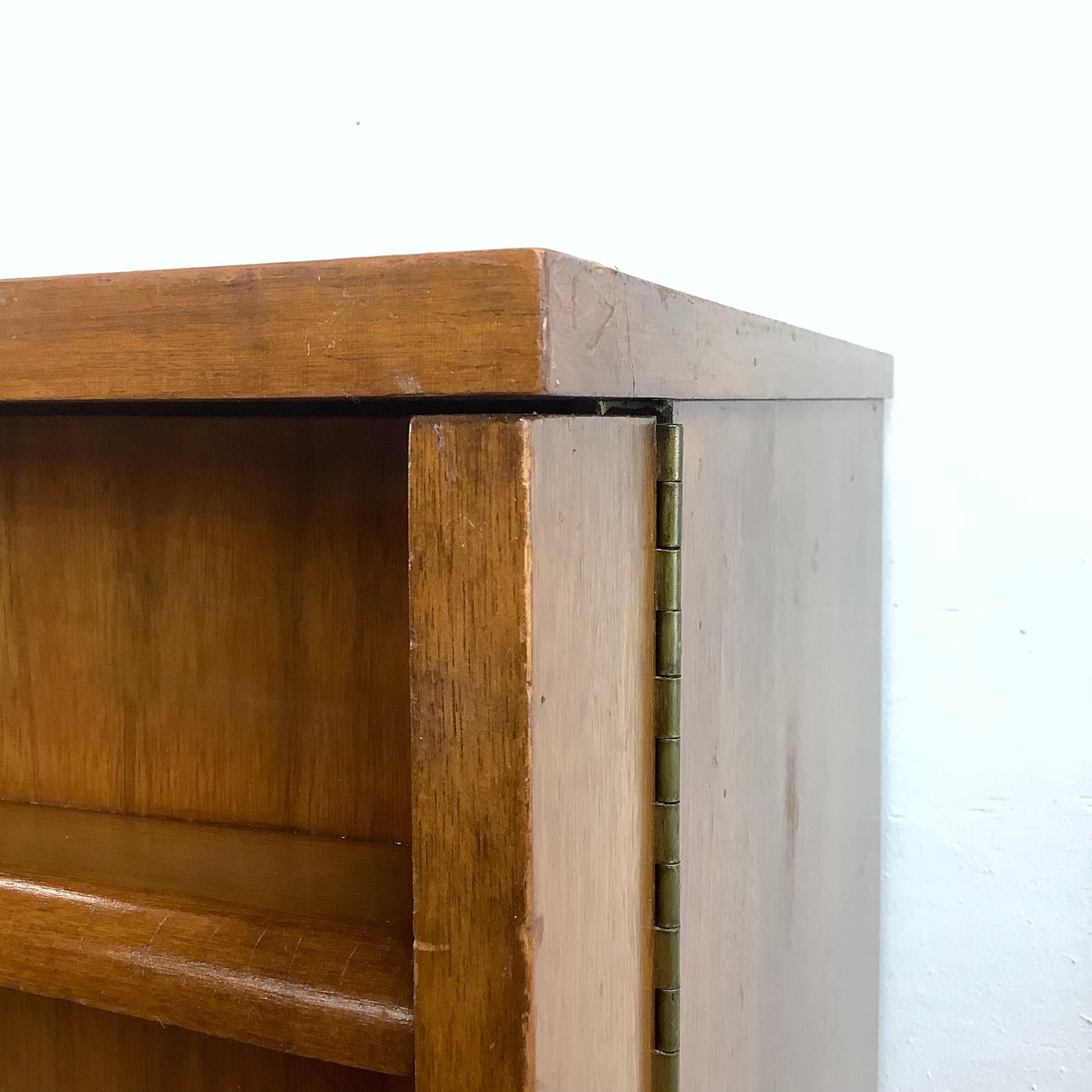 Mid-Century Curved Front Walnut Sideboard by Young Manufacturing