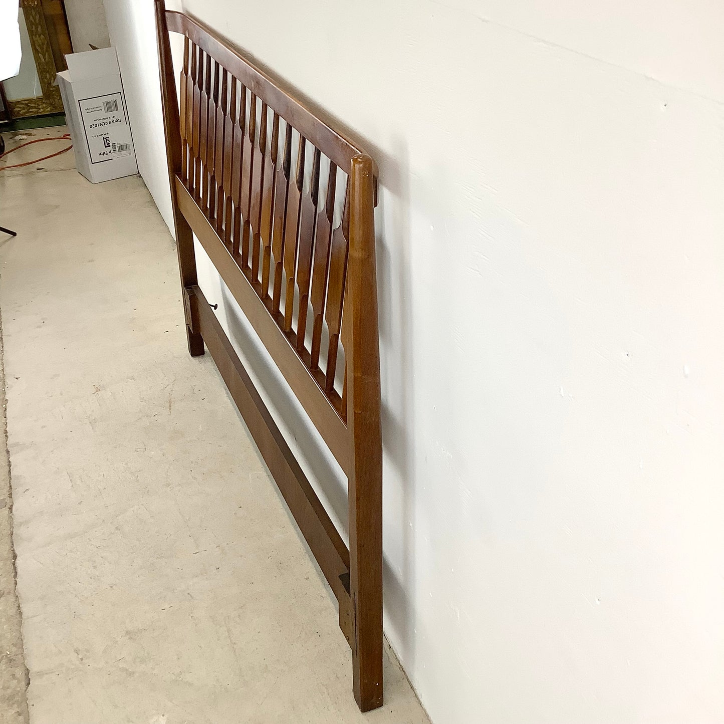 Mid-Century Walnut Headboard attr. Kipp Stewart- full size