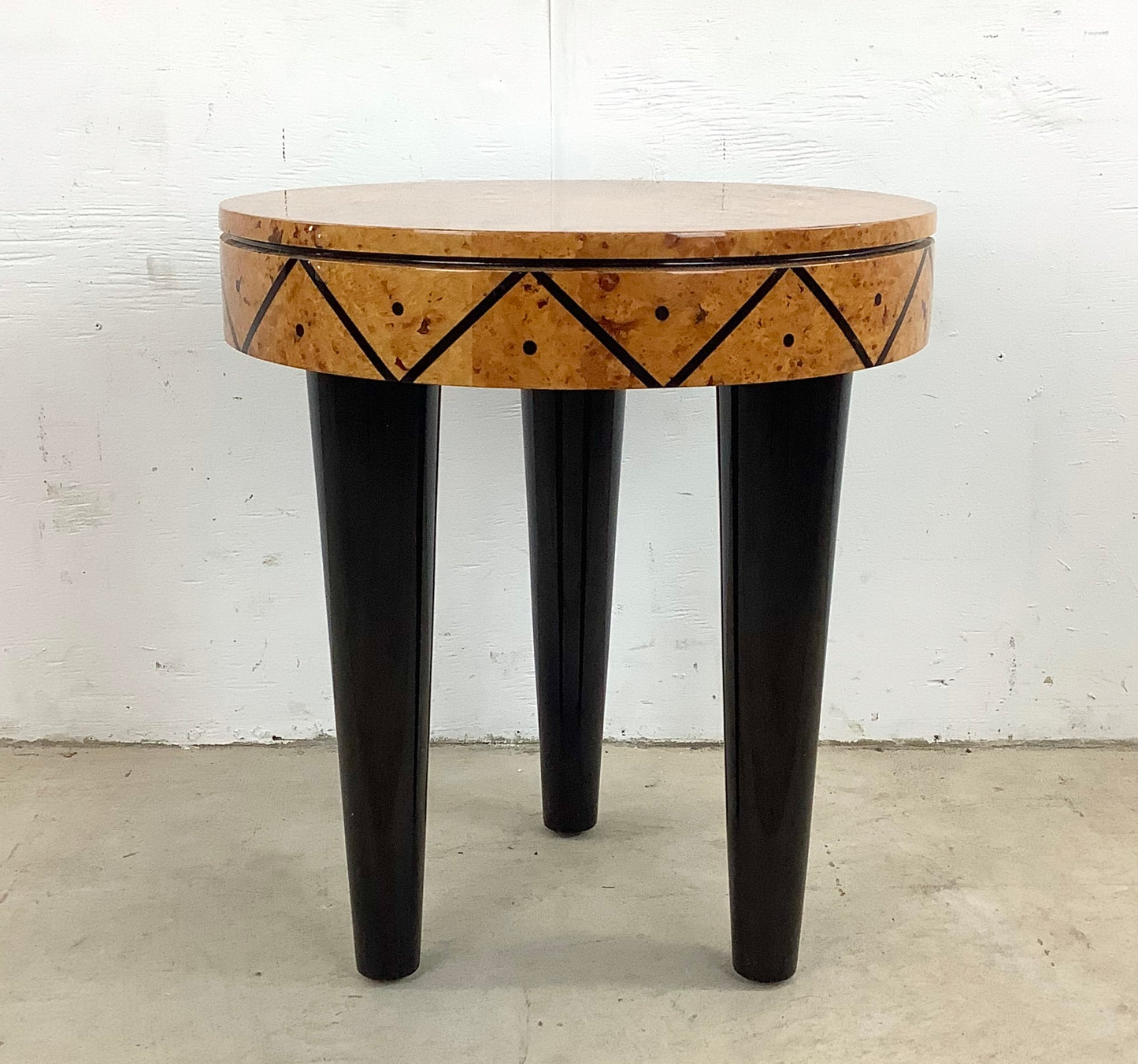 Vintage Modern End Table with Drawer