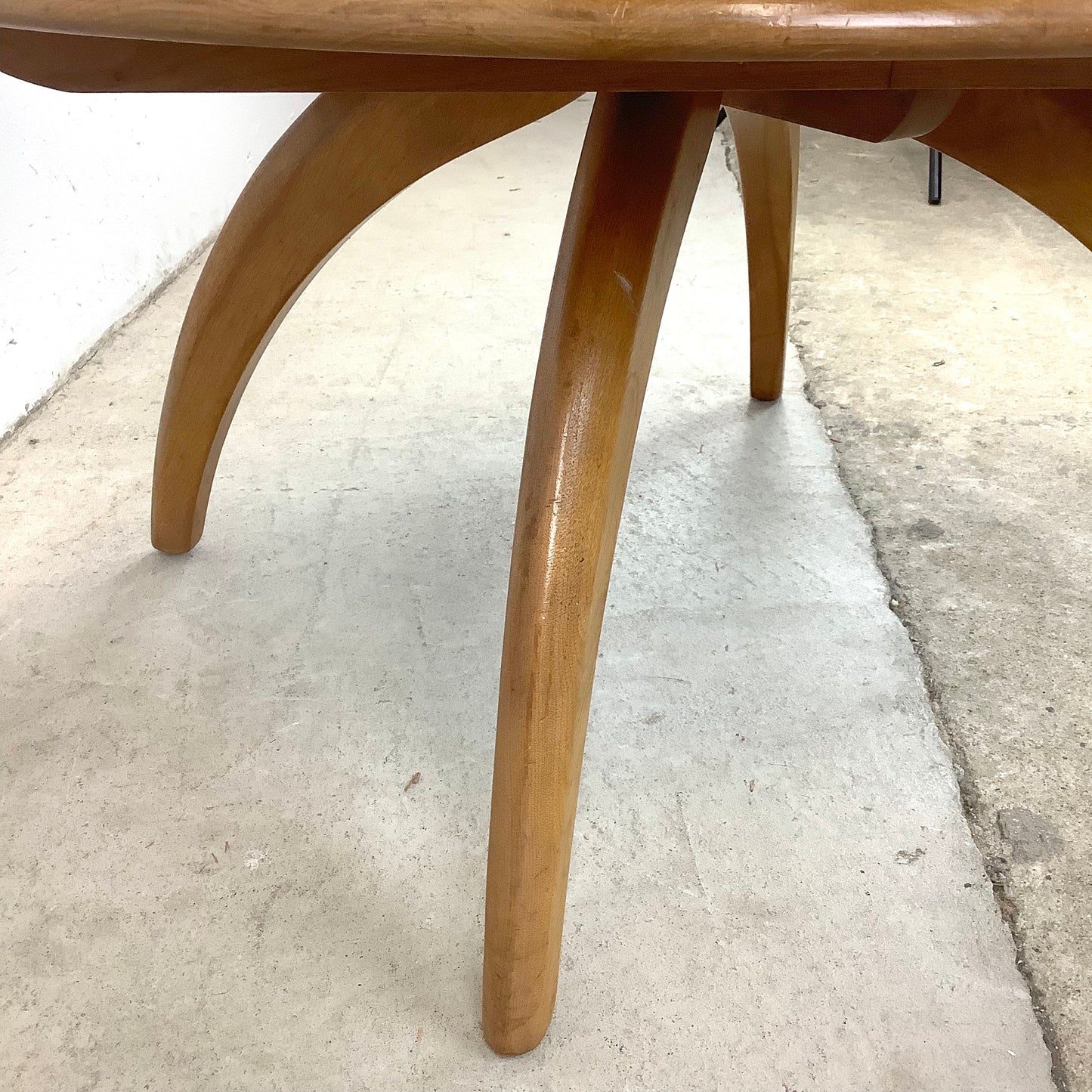 Vintage Revolving Top Coffee Table by Heywood-Wakefield