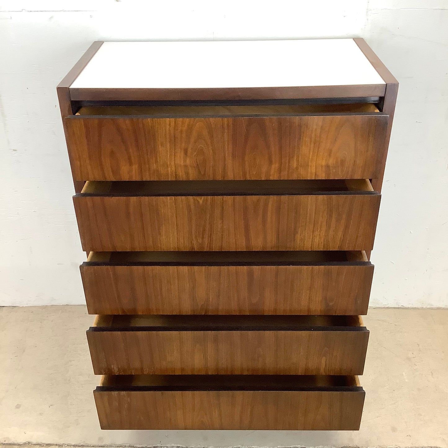 Vintage Modern Highboy Dresser by Lane Furniture