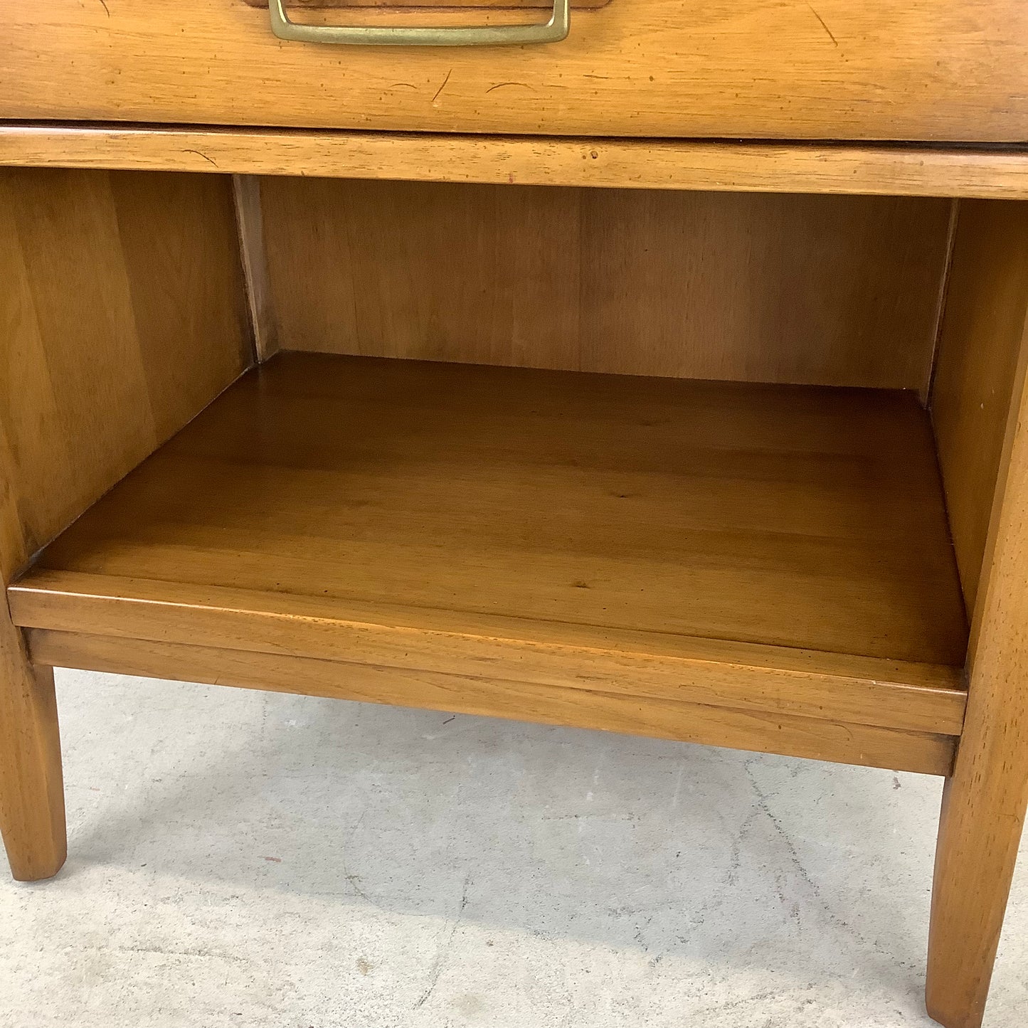 Mid-Century Single Drawer Nightstand by Drexel