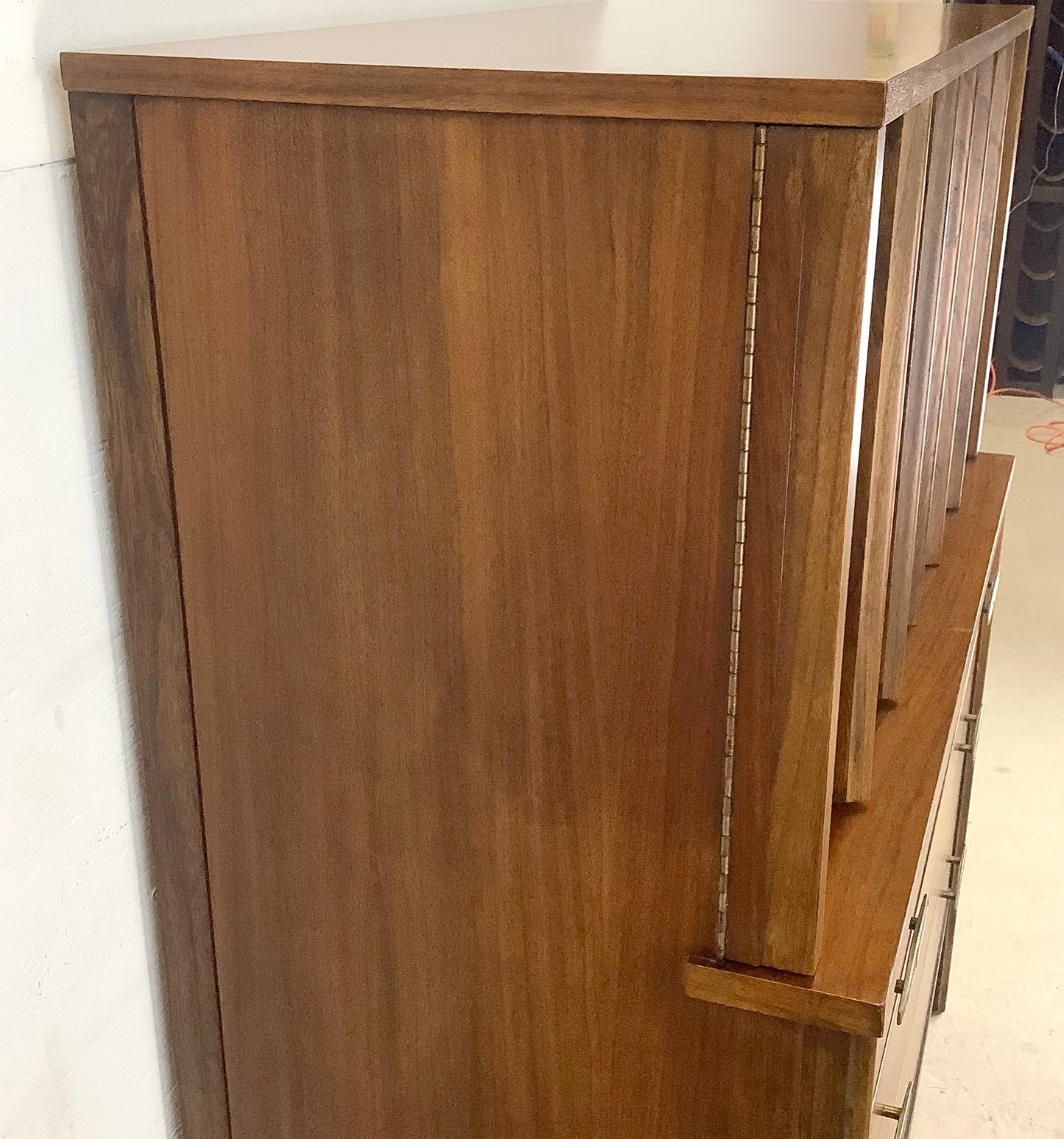 Mid-Century Kent Coffey Style Walnut Highboy Dresser