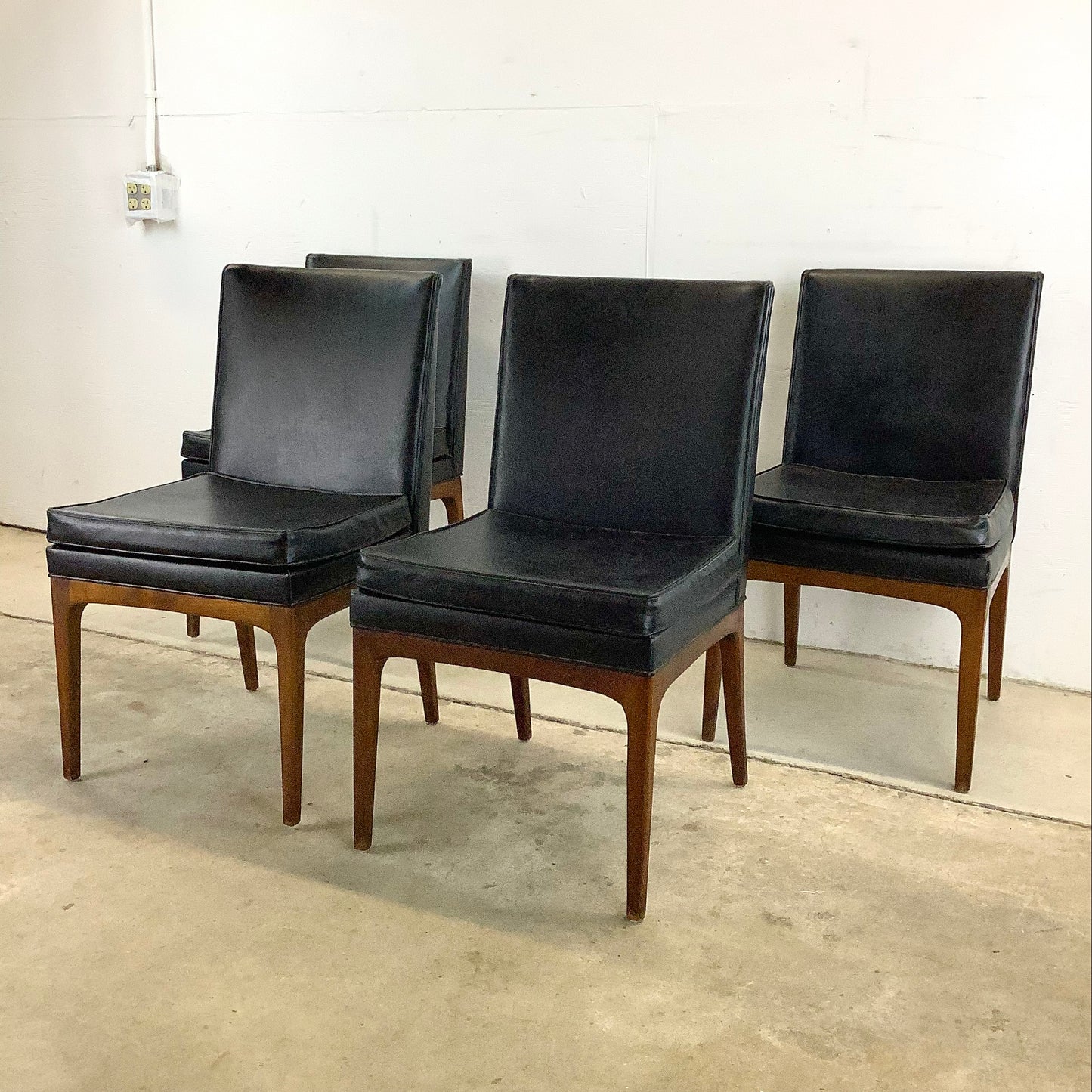 Vintage Modern Dining Chairs- Set of Four