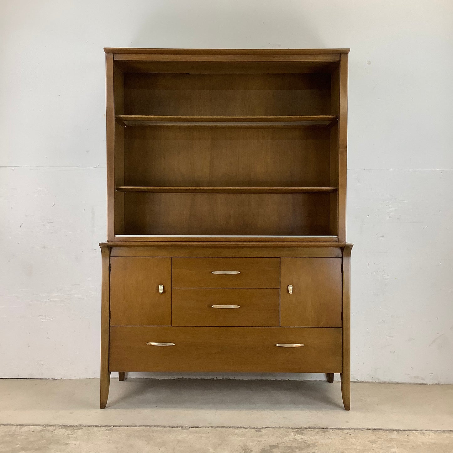 Vintage Sideboard With Display Topper- John Van Koert for Drexel Profile Line