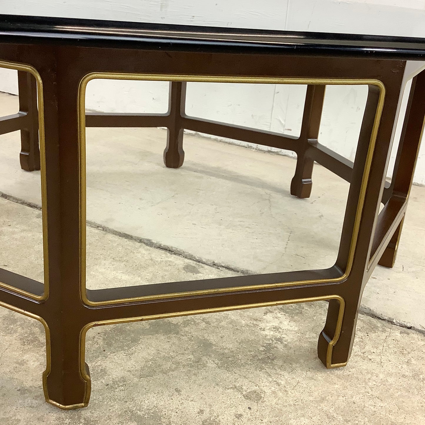 Vintage Octagonal Coffee Table after Kindel Furniture