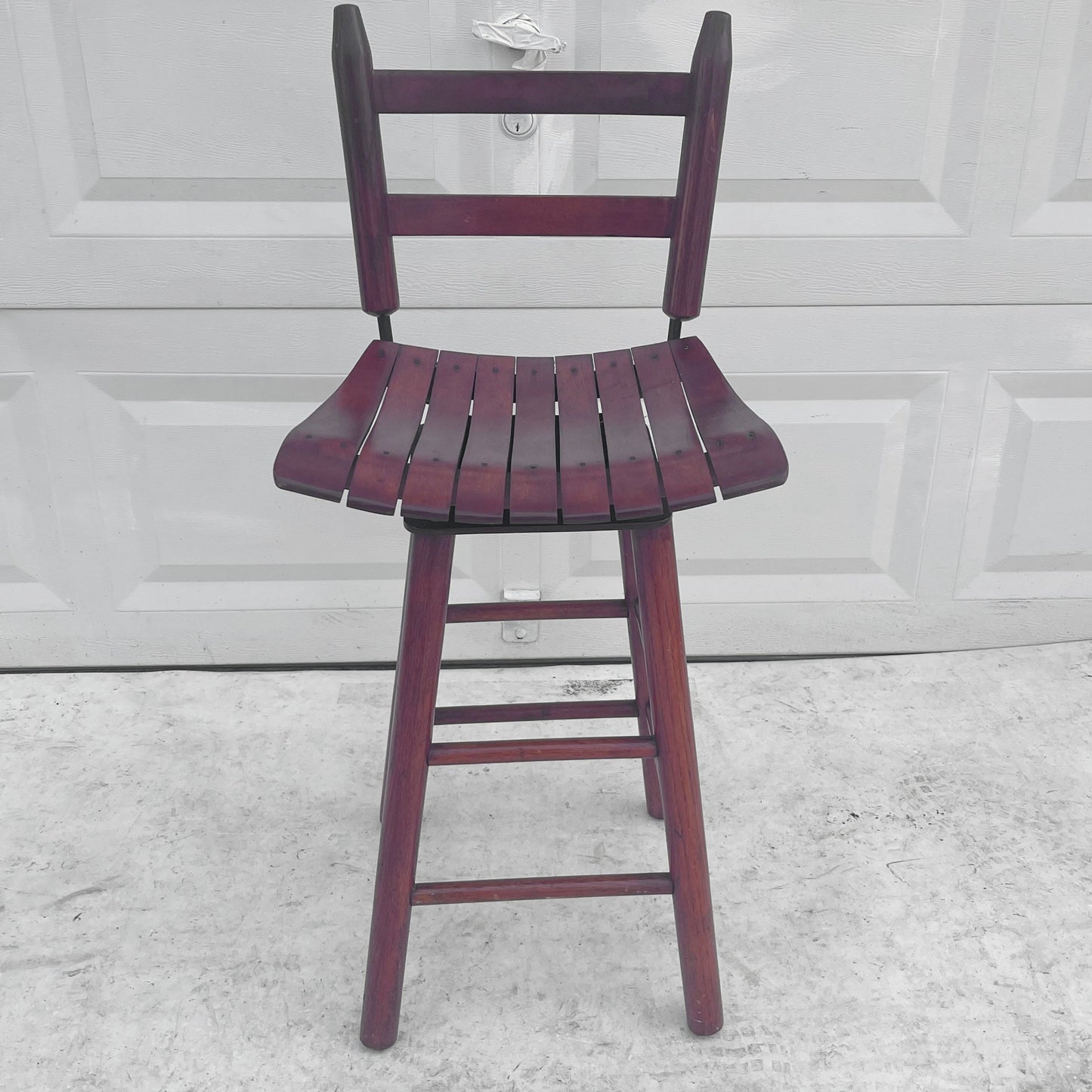 Mid-Century Swivel Counter Stool