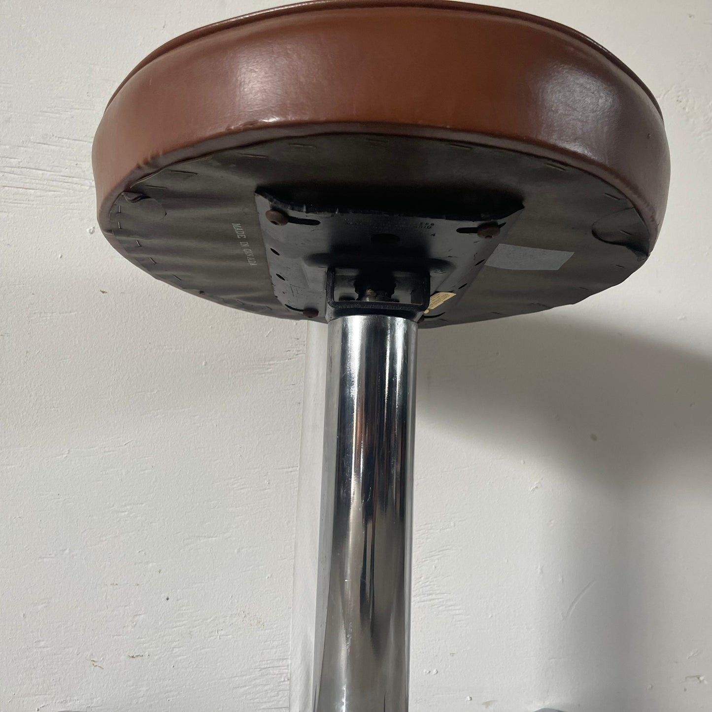 Mid-Century Swivel Stool from Frank Doerner