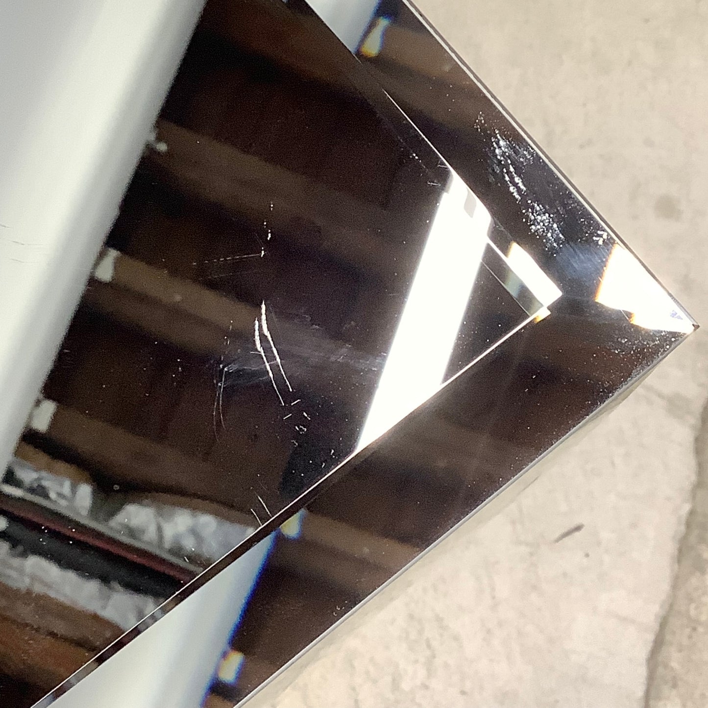 Vintage Modern Mirror Top Display Pedestal or Sculpture Display