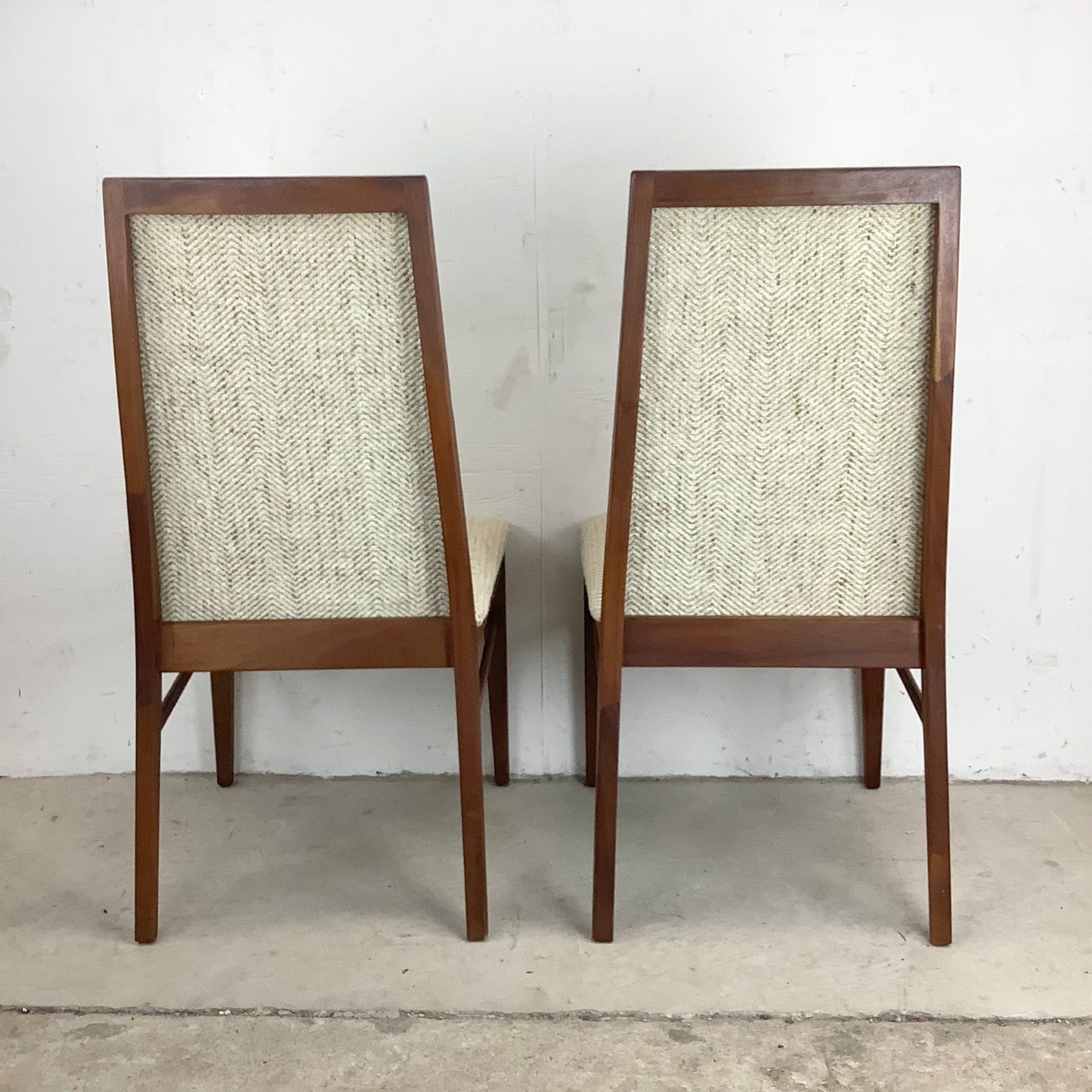 Mid-Century Highback Dining Chairs by Dillingham