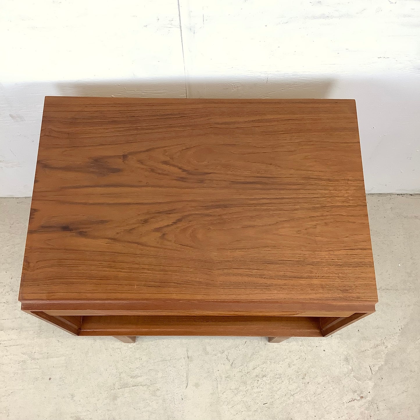 Vintage Modern Scandinavian Design Teak Nightstand- Lyby Mobler