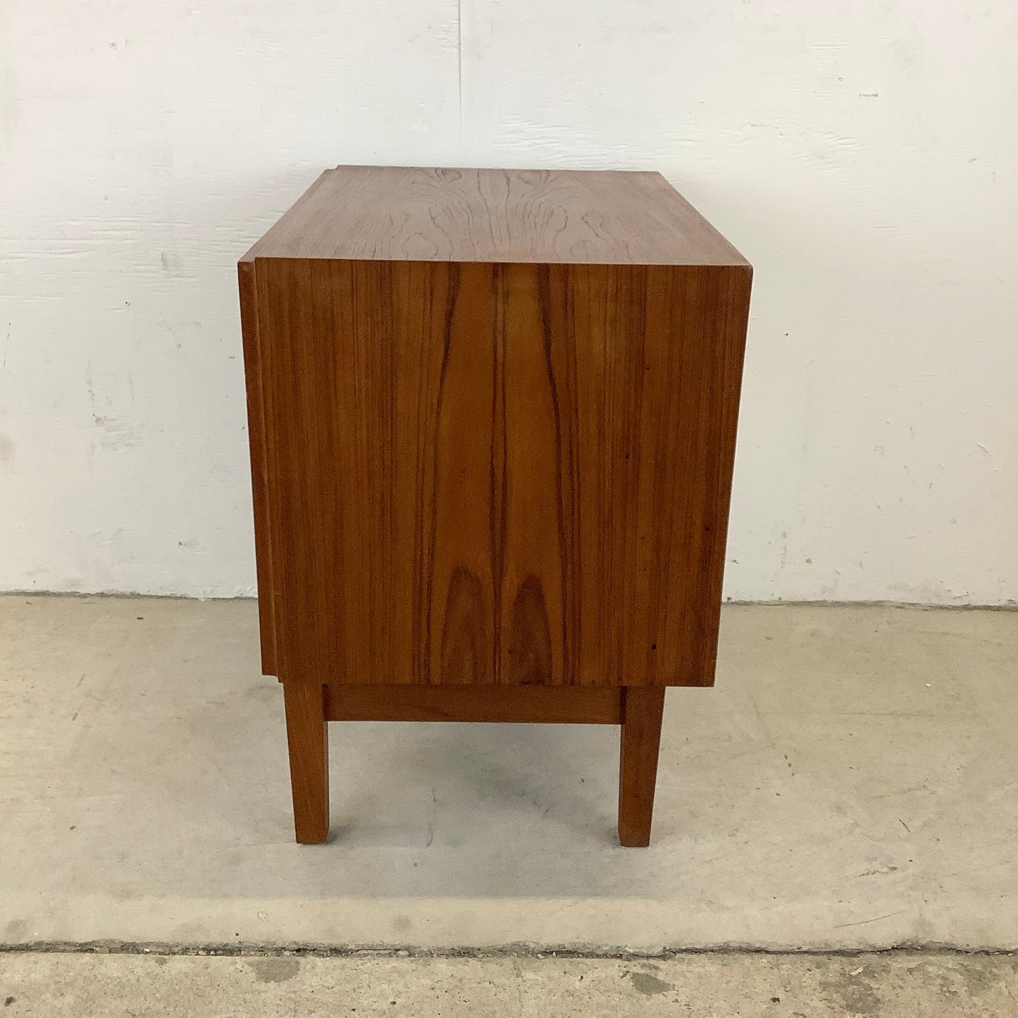 Vintage Modern Scandinavian Design Teak Nightstand- Lyby Mobler