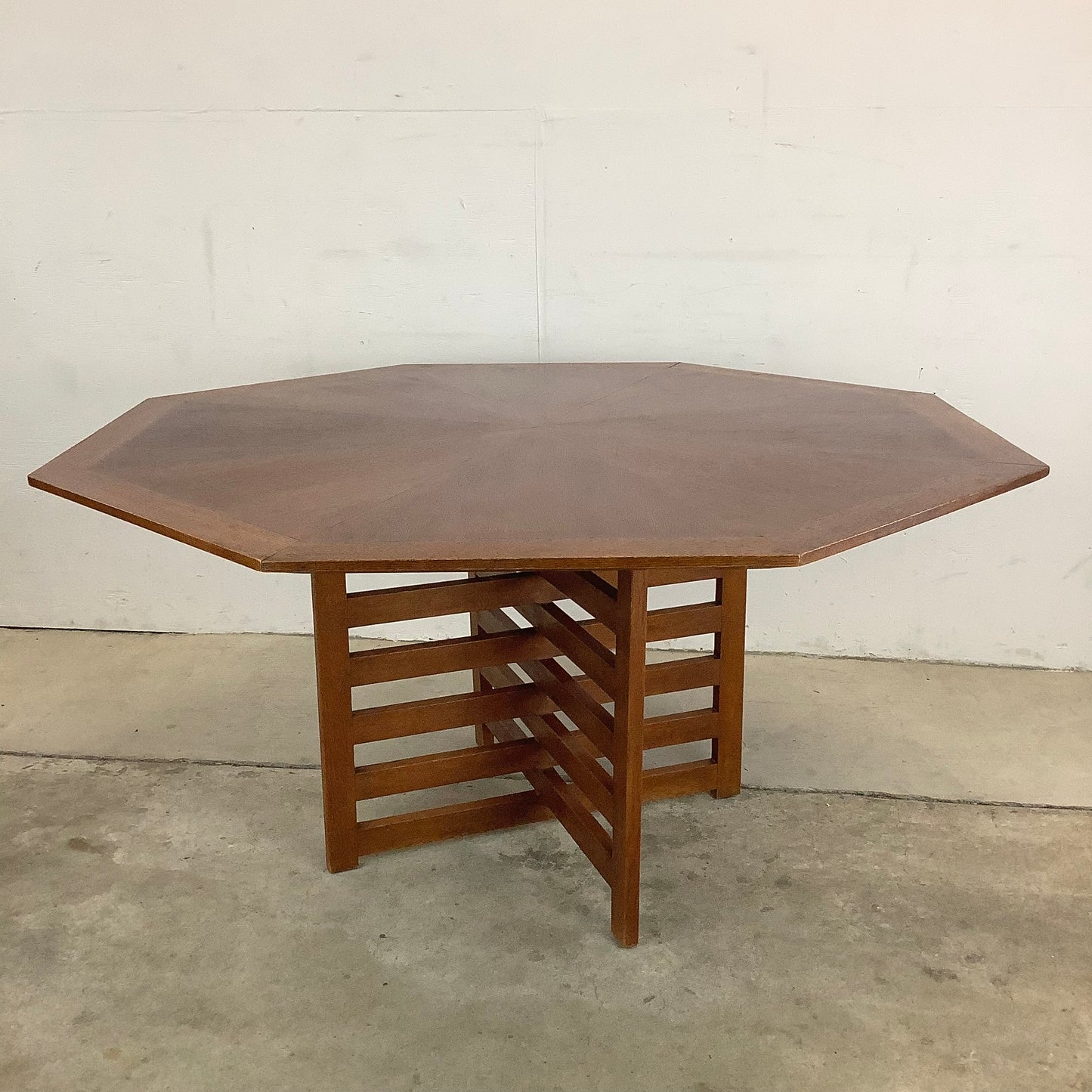 Mid-Century Geometric Game or Dining Table- Harvey Probber