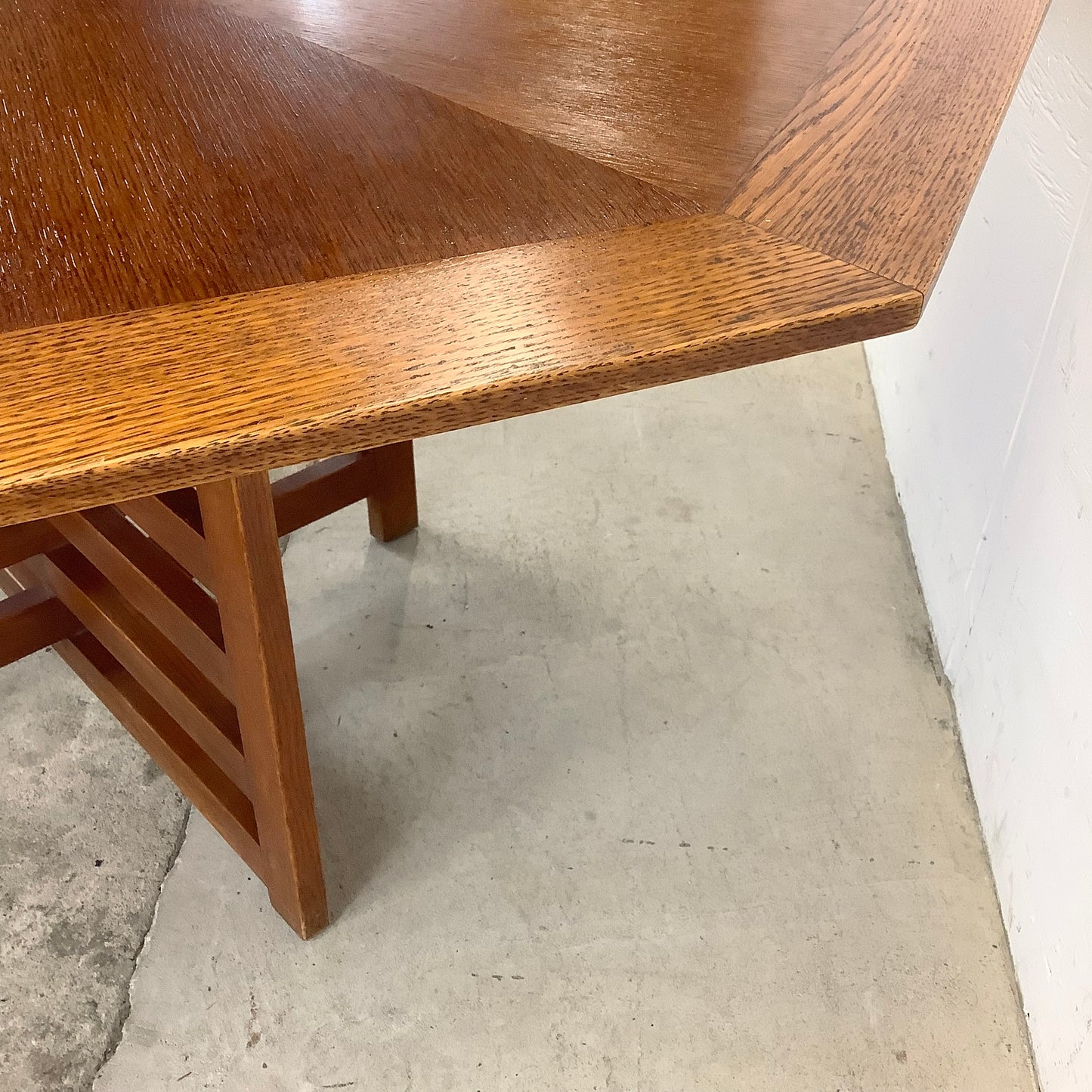 Mid-Century Geometric Game or Dining Table- Harvey Probber