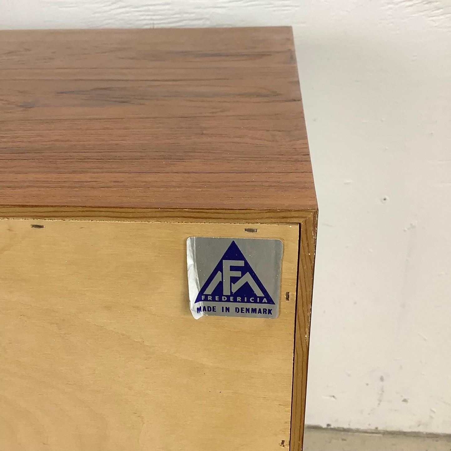 Vintage Modern Scandinavian Design Teak Nightstand- Lyby Mobler