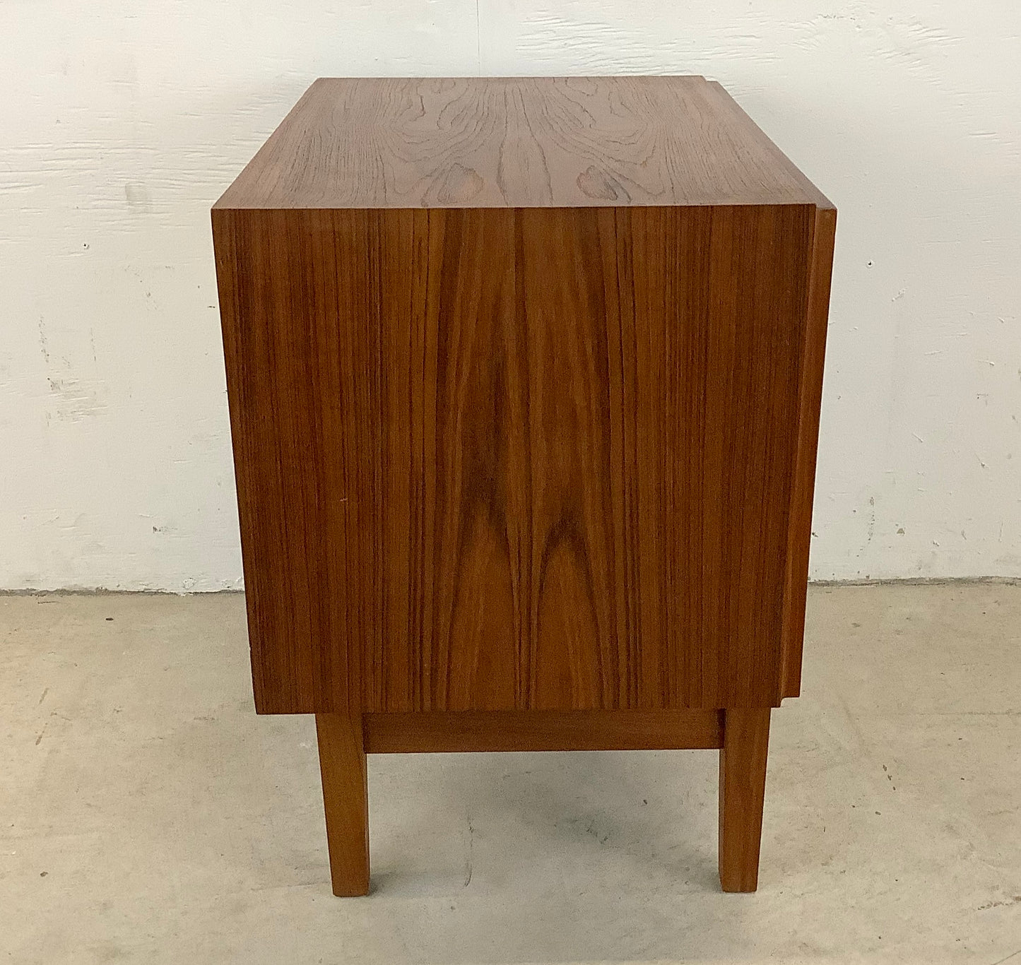 Vintage Modern Scandinavian Design Teak Nightstand- Lyby Mobler