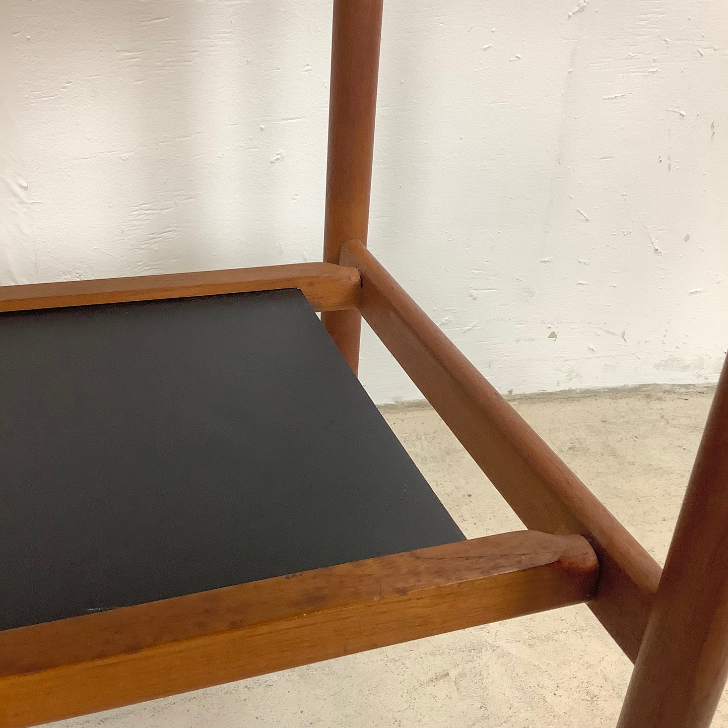 Scandinavian Modern Teak End Table or Service Table