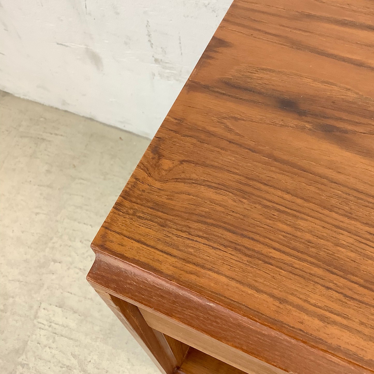 Vintage Modern Scandinavian Design Teak Nightstand- Lyby Mobler