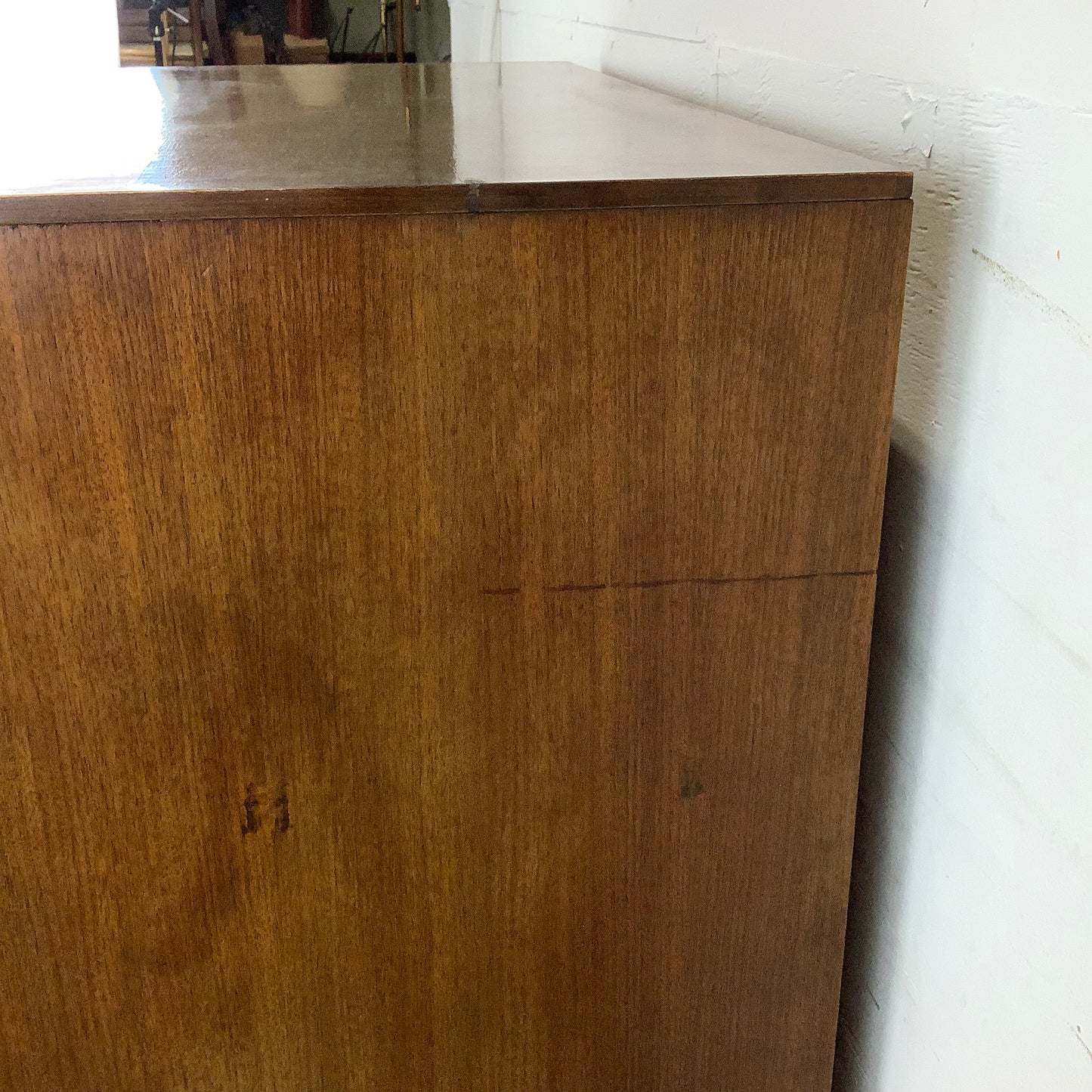Mid-Century Walnut Highboy Dresser from Bassett