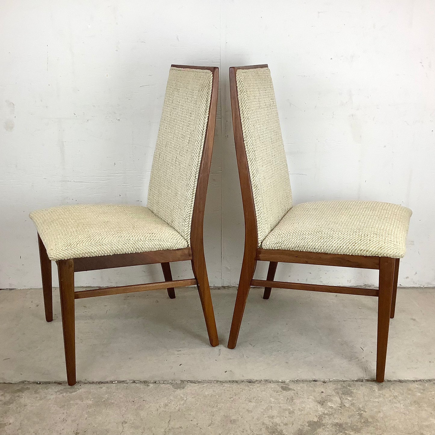 Mid-Century Highback Dining Chairs by Dillingham