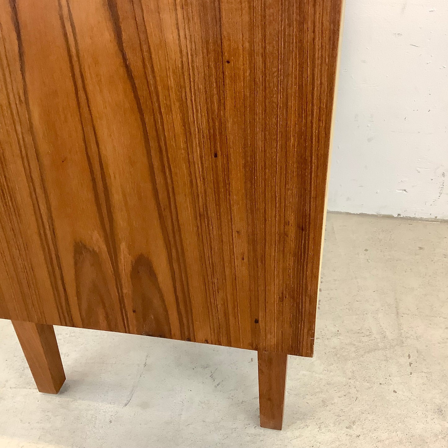 Vintage Modern Scandinavian Design Teak Nightstand- Lyby Mobler