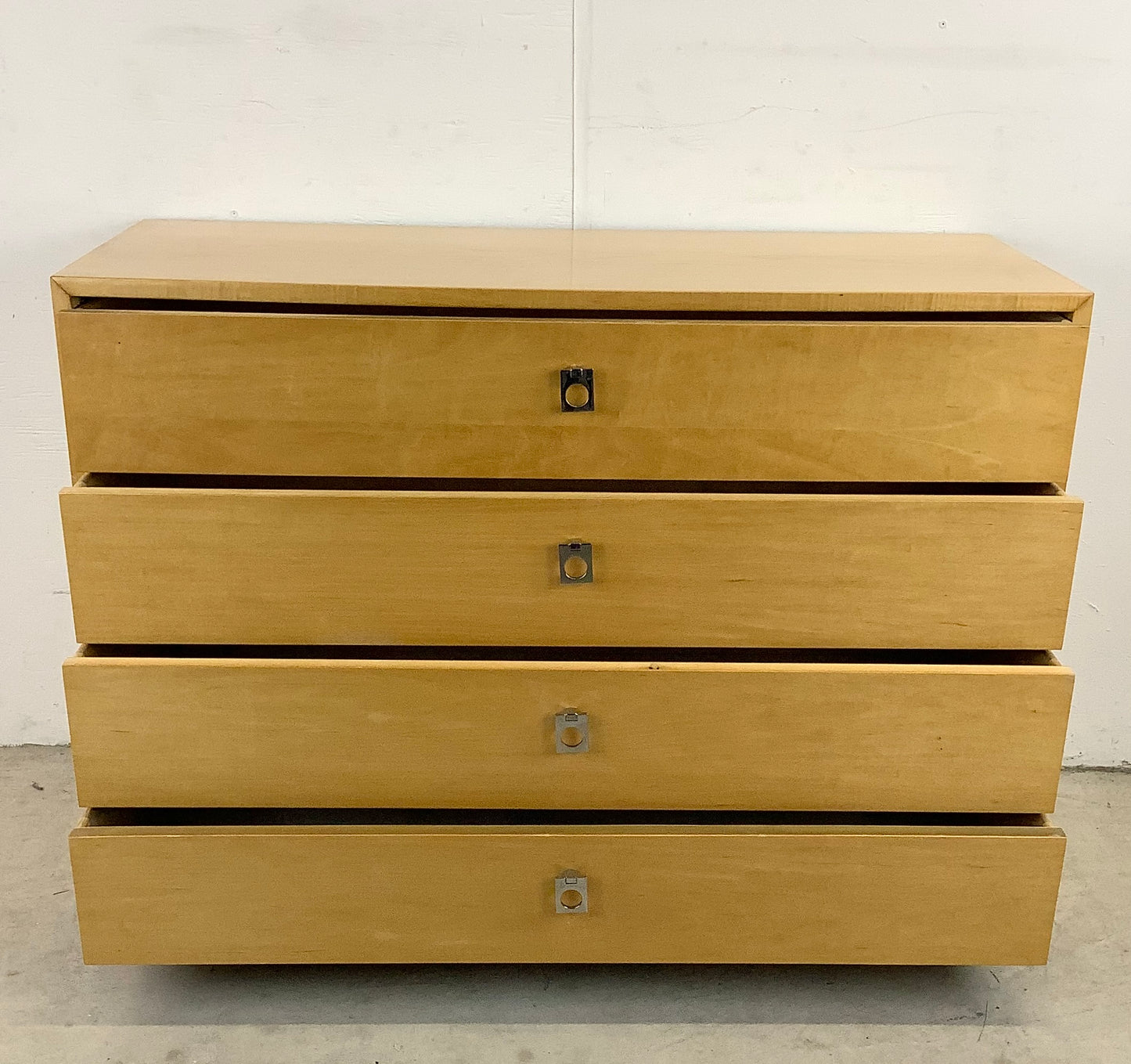 Petite Four Drawer Dresser with Chrome Handles