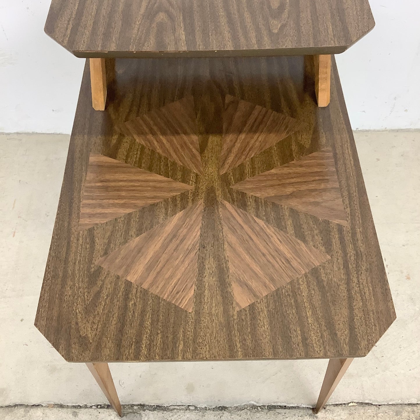 Mid-Century Two Tier End Table