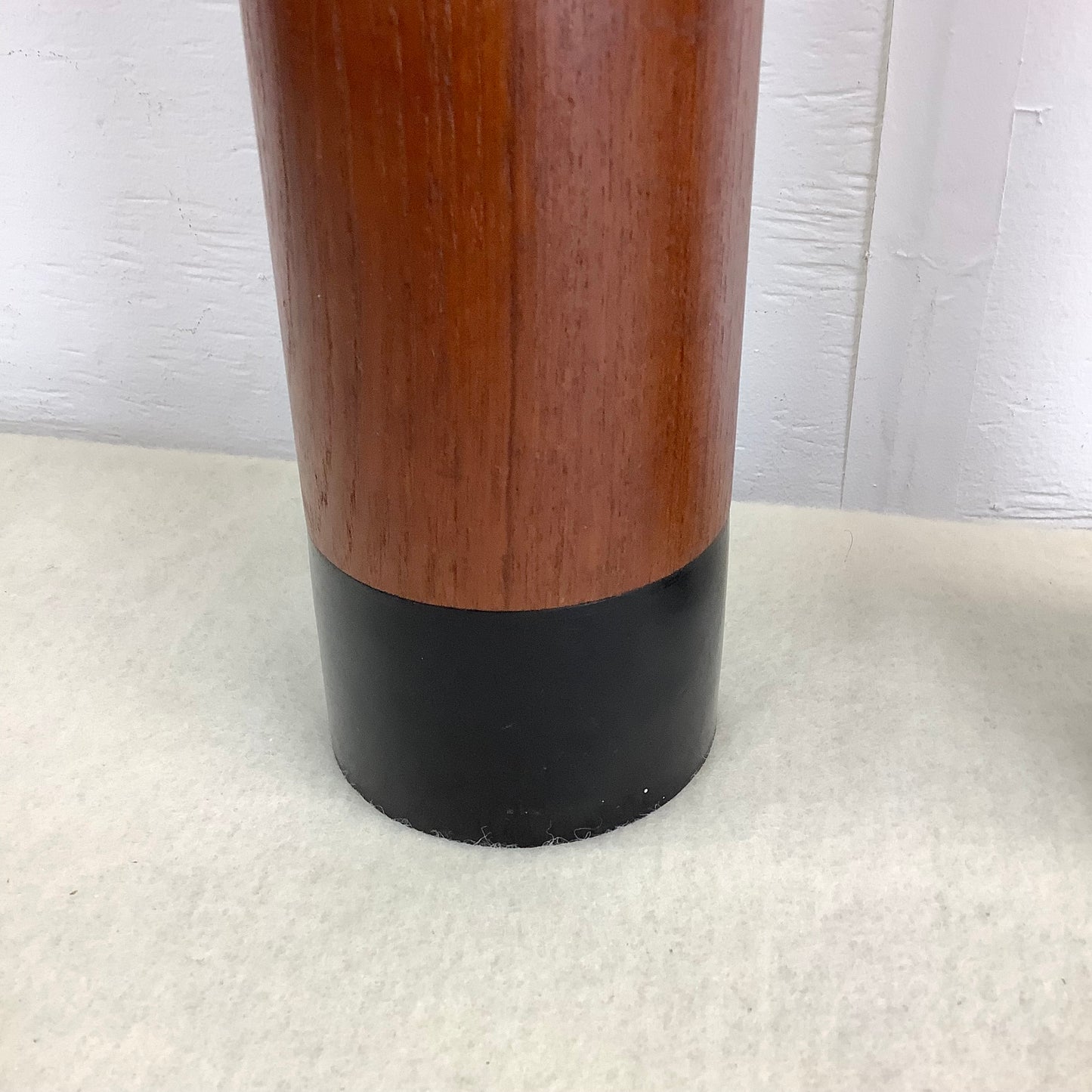 Pair Mid-Century Teak Table Lamps by ESA