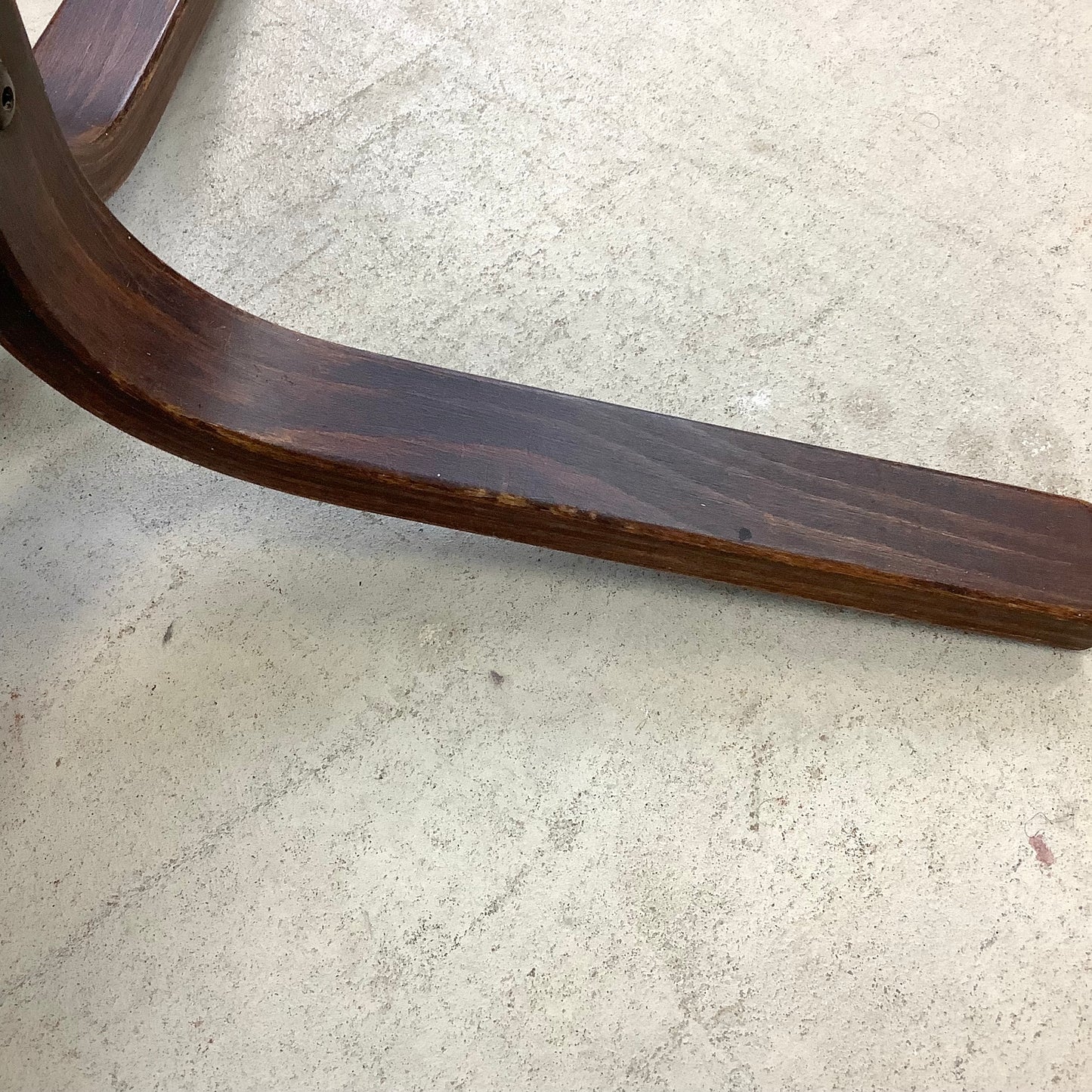 Scandinavian Modern Glass Top Bentwood "Siesta" Coffee Table From Westnofa