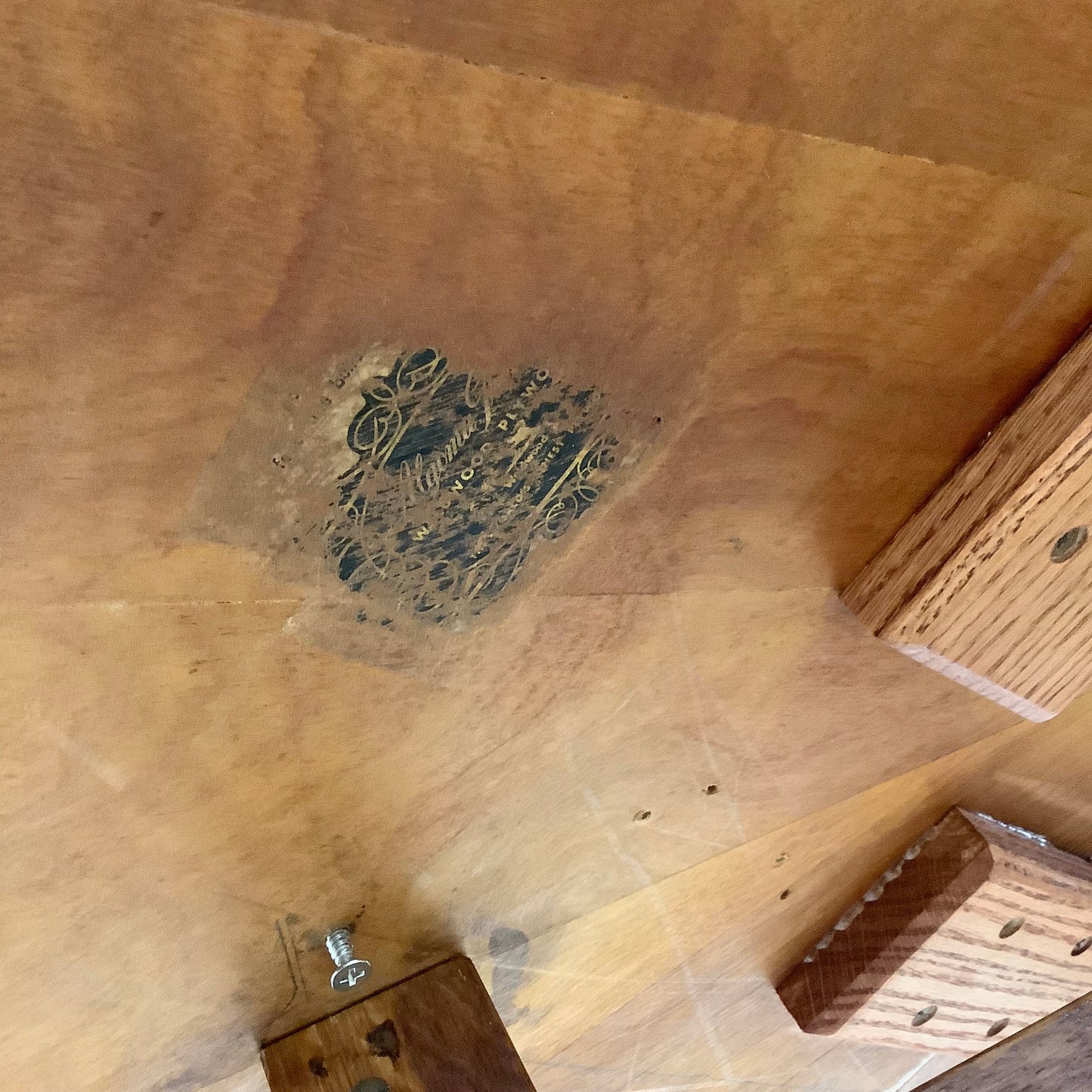 Mid-Century Geometric Game or Dining Table- Harvey Probber