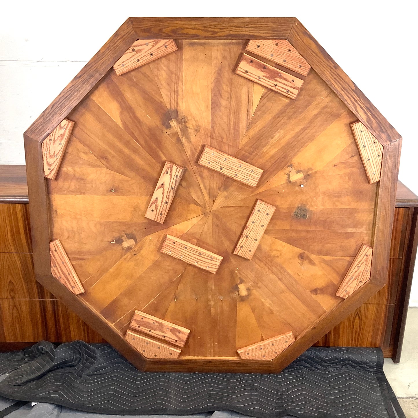 Mid-Century Geometric Game or Dining Table- Harvey Probber
