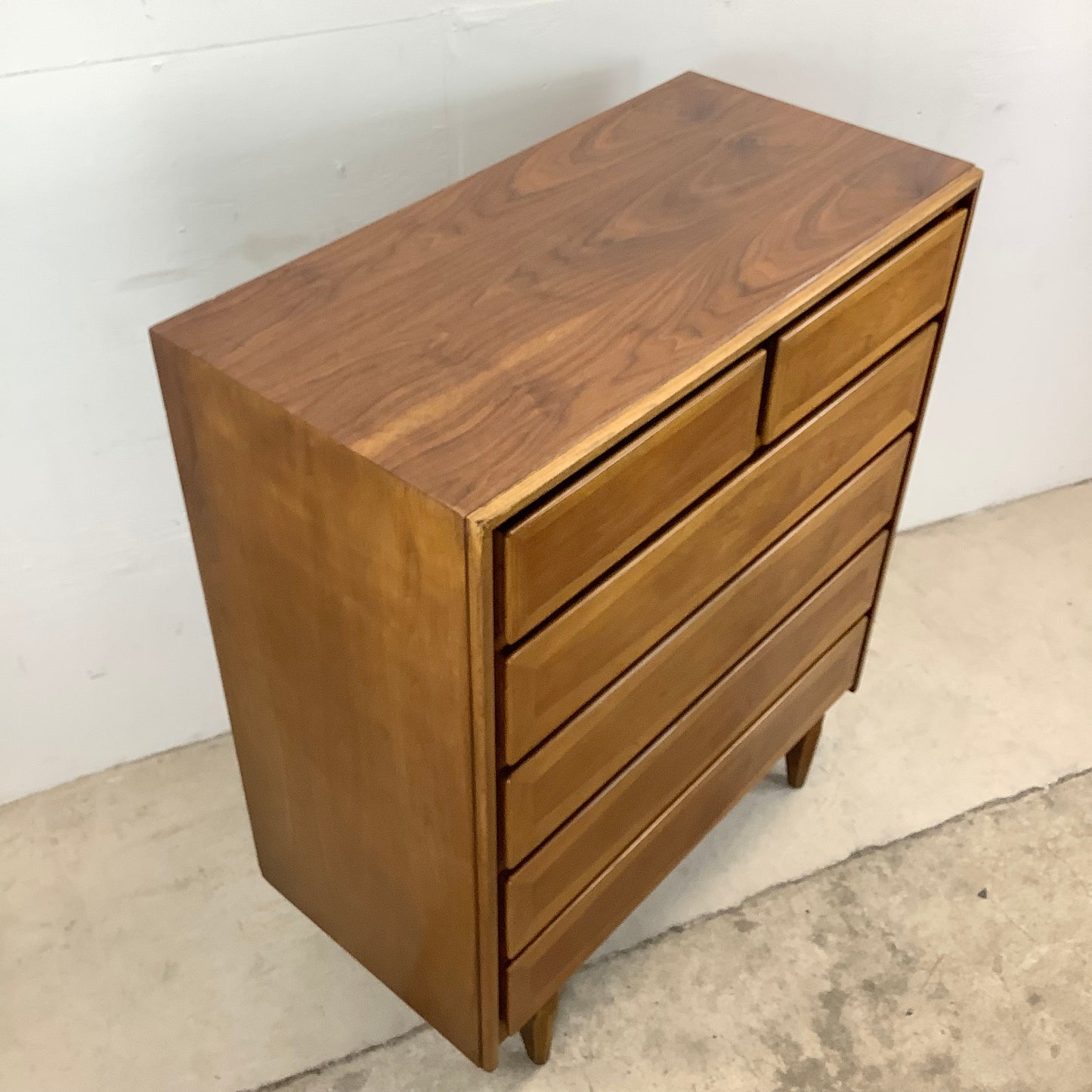 Mid-Century Modern Highboy Dresser by American of Martinsville