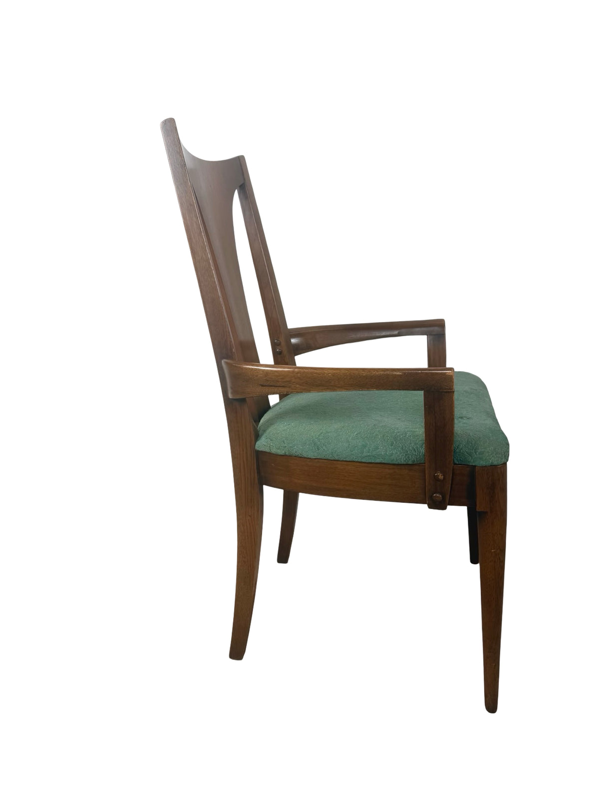 Vintage Broyhill / Lenoir Chair Company Sculptural High-Back Armchairs – Pair